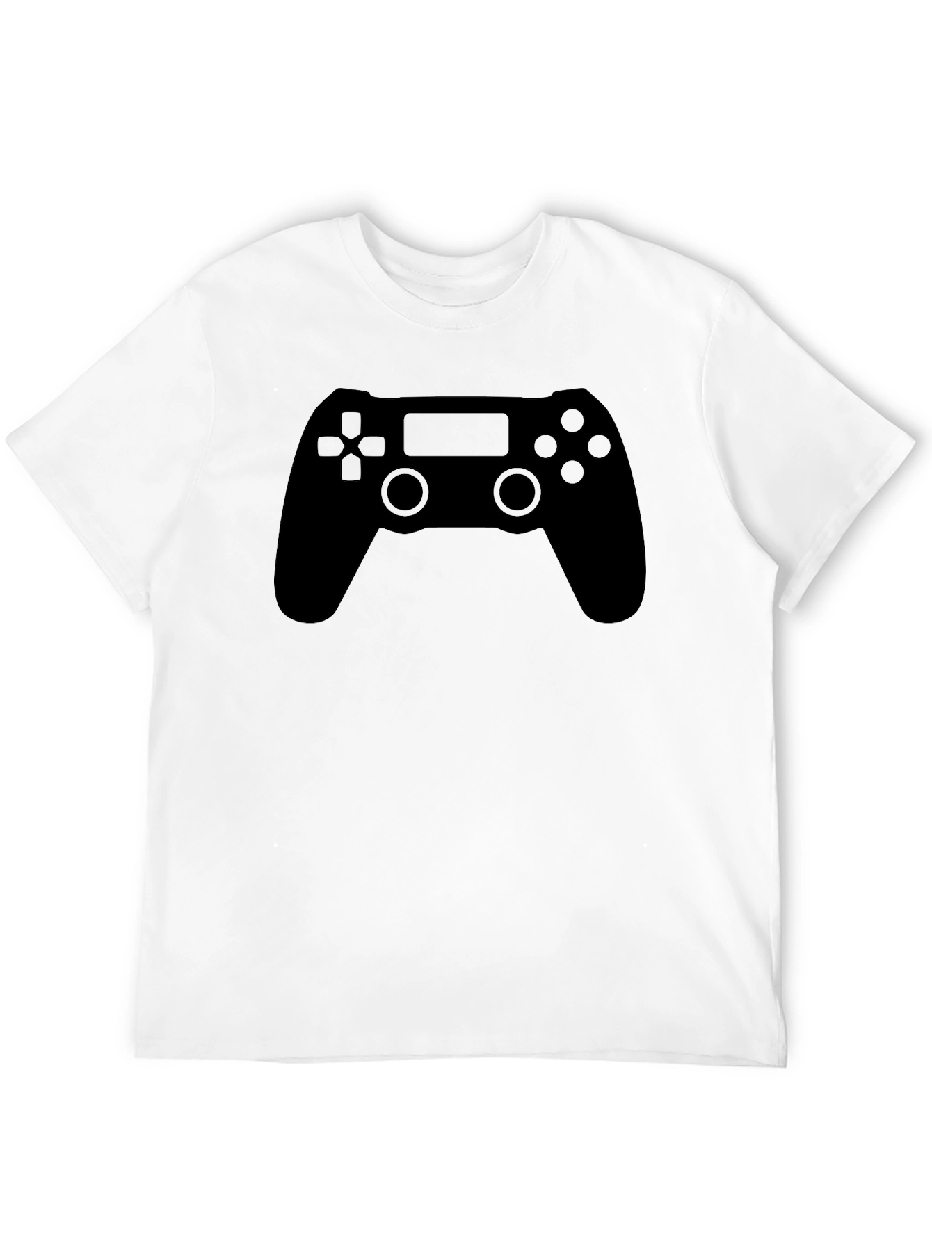 Gamer Style Black T-Shirt - Controller Design