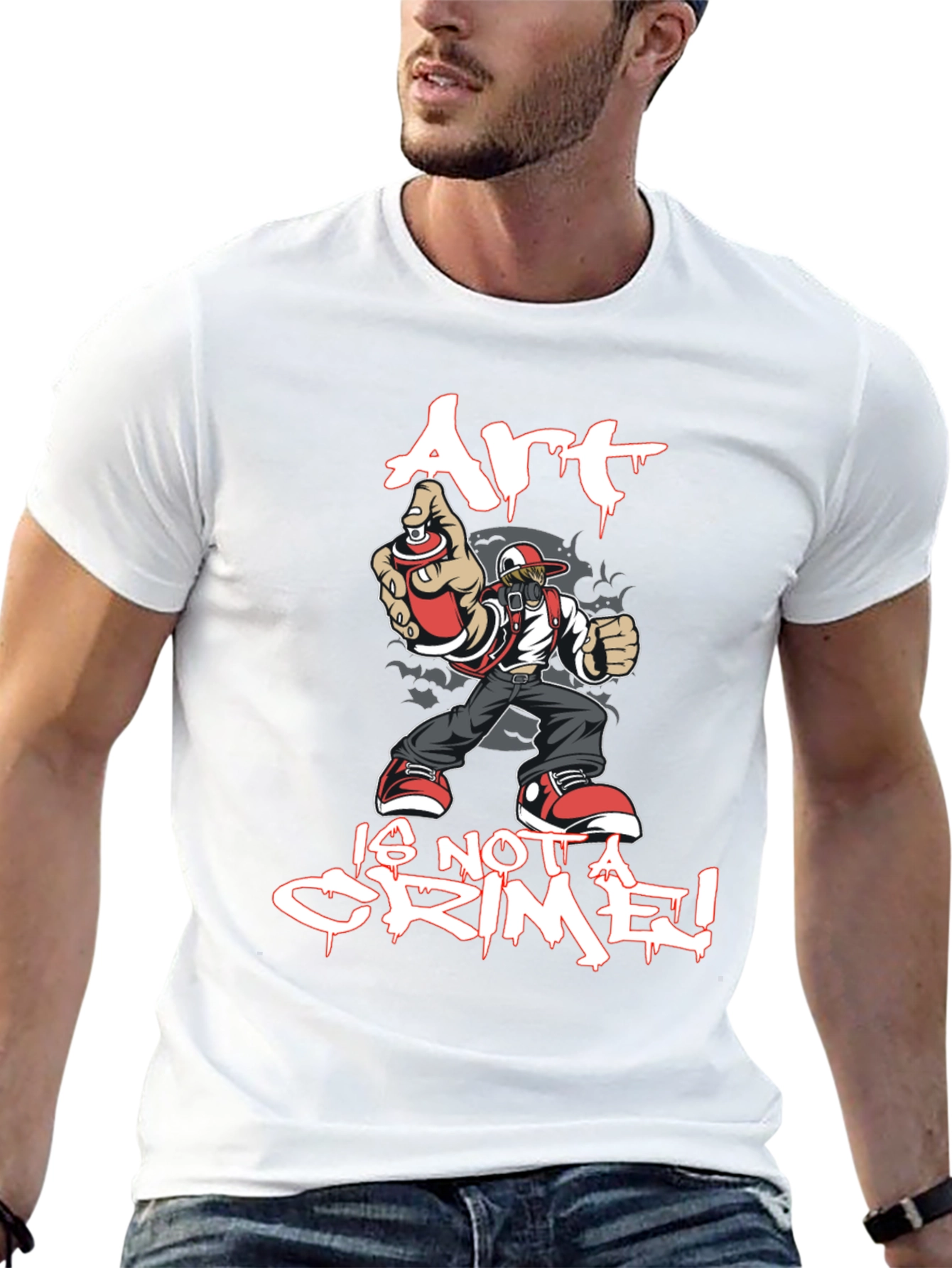 Art is Not a Crime Graphic T-Shirt