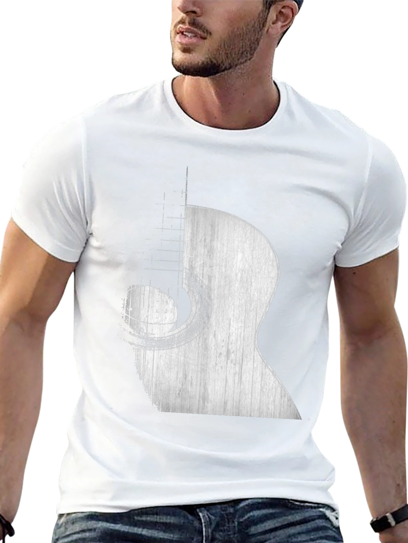 Guitar Graphic Tee - Stylish Music Lover T-Shirt