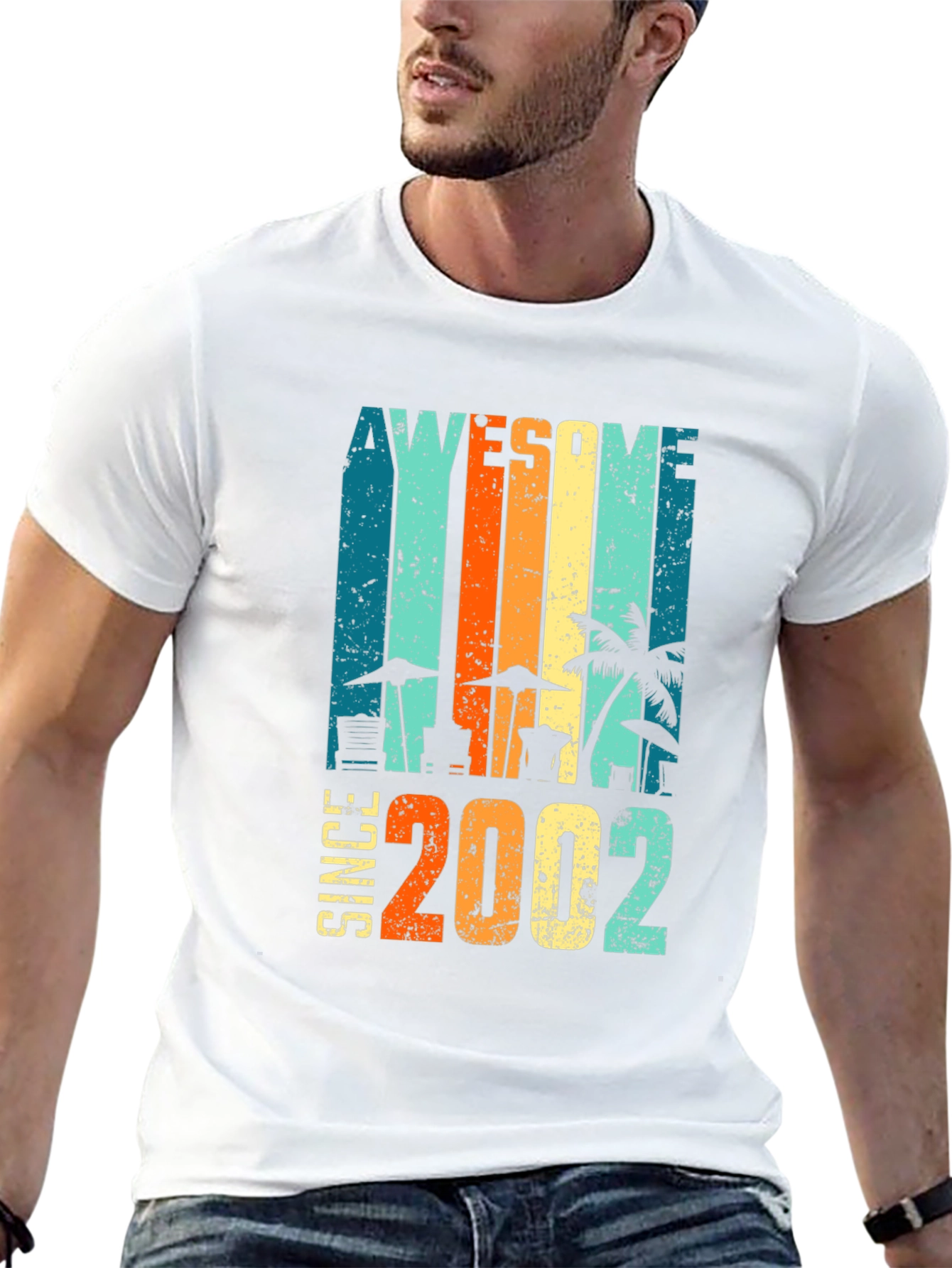 Awesome Since 2002 Beach T-Shirt