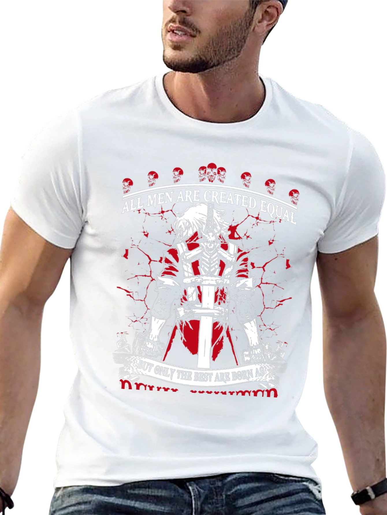 All Men Created Equal Black Graphic Tee