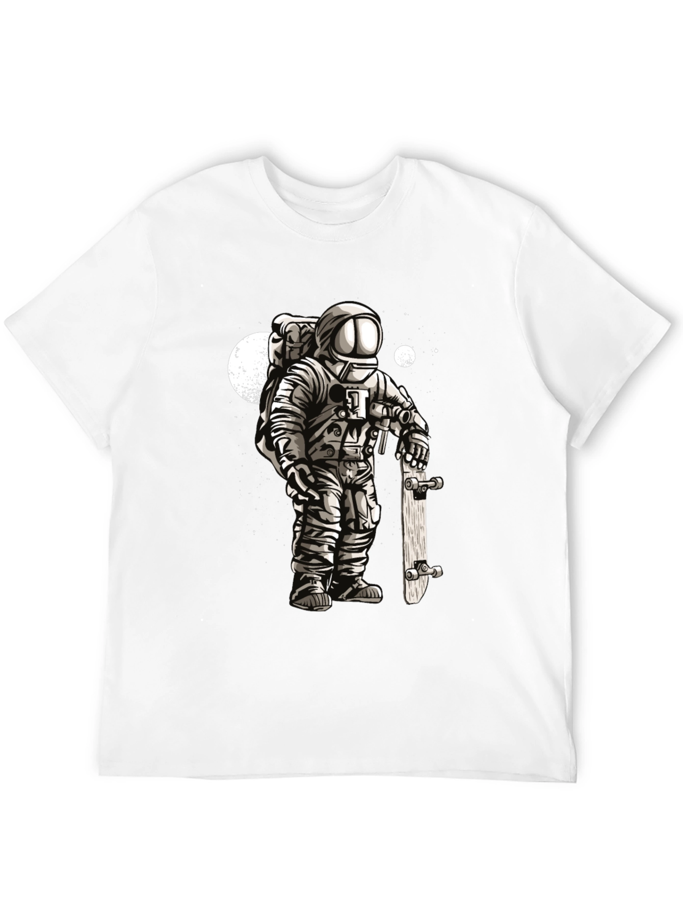 Astronaut Skateboarder Graphic T-Shirt