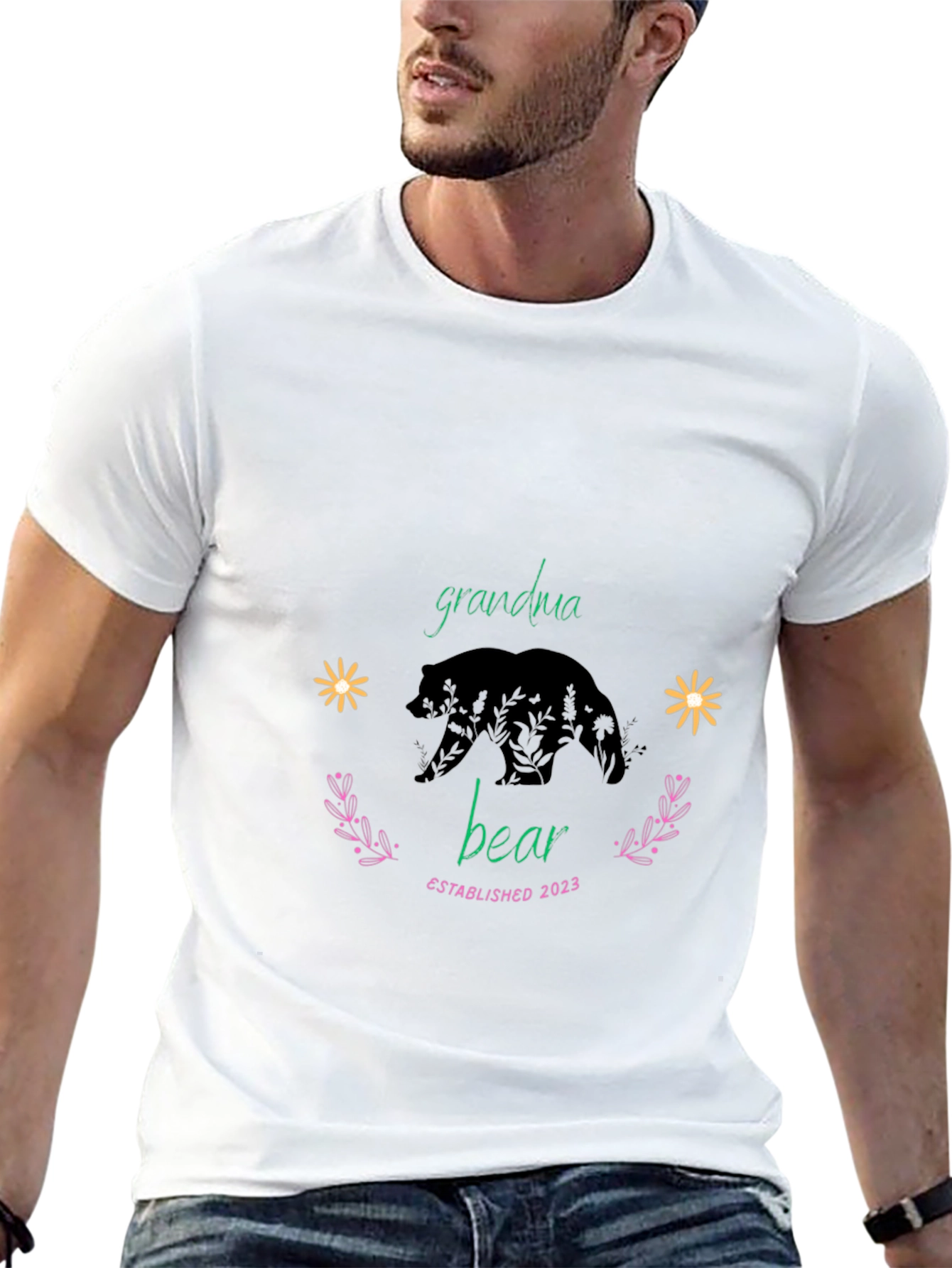 Grandma Bear Established 2023 T-Shirt