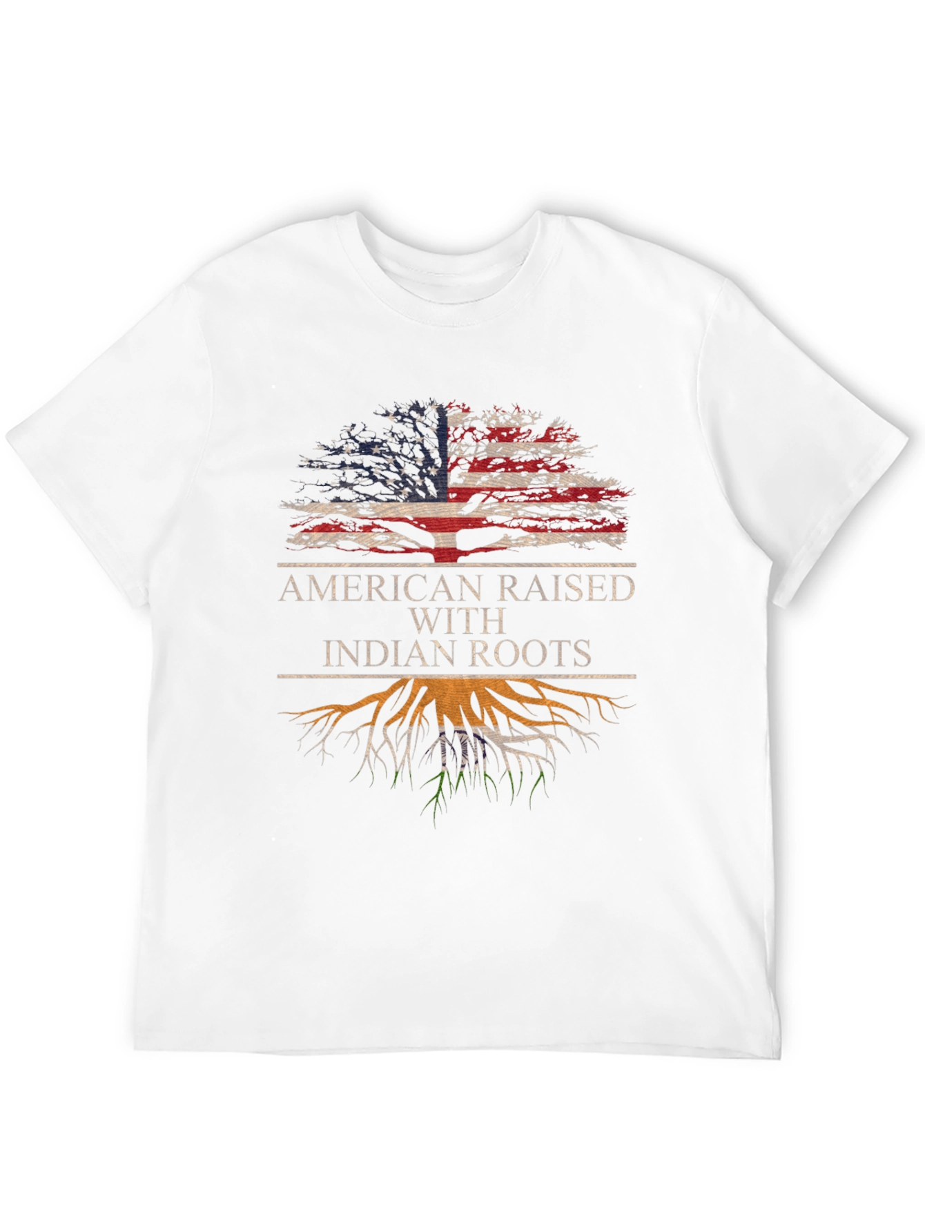 American Raised Indian Roots Graphic Tee