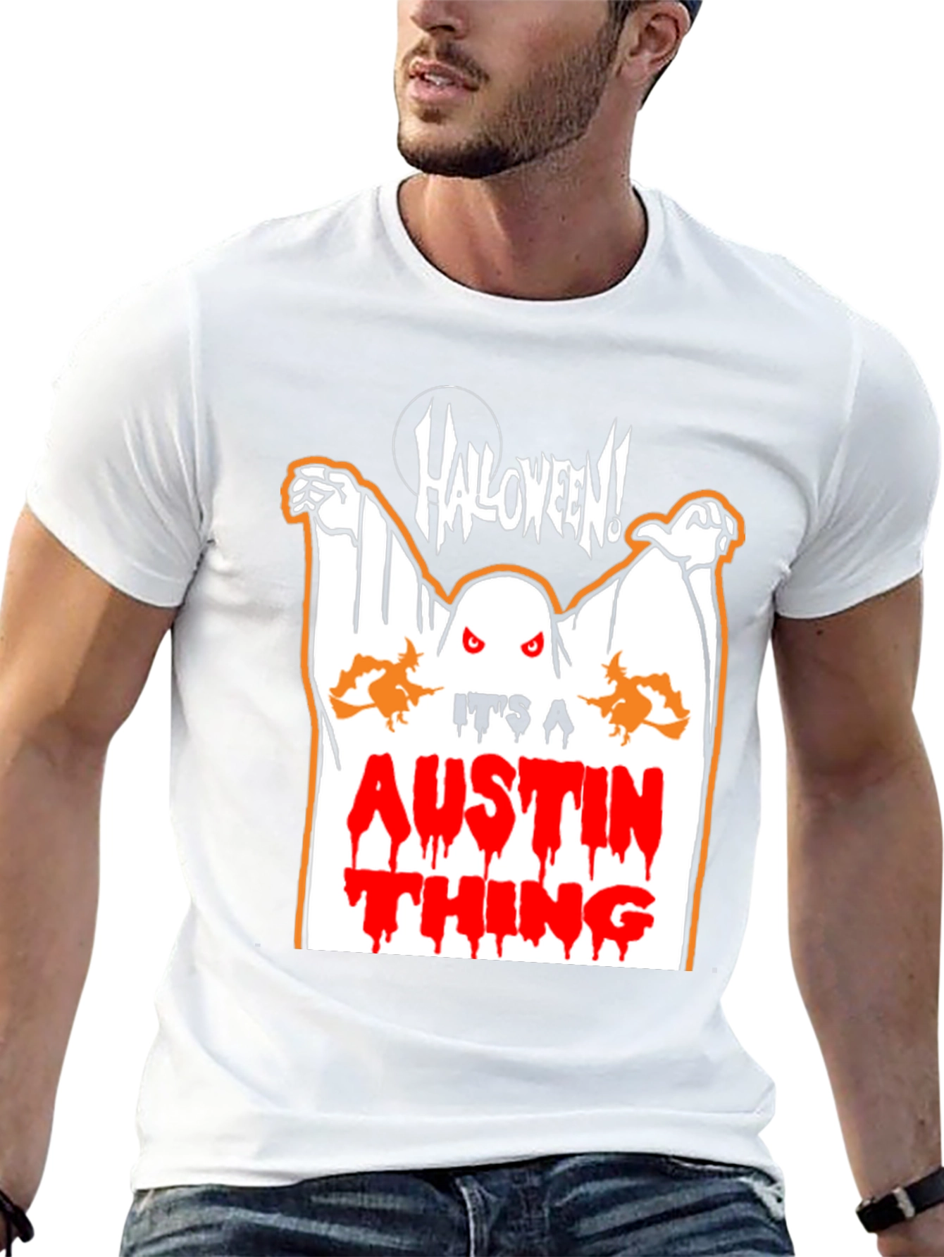 Halloween Ghost Austin Thing T-Shirt