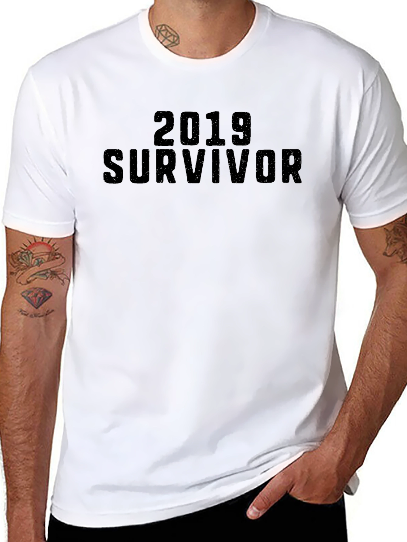 2019 Survivor Graphic Tee - Bold Statement Shirt