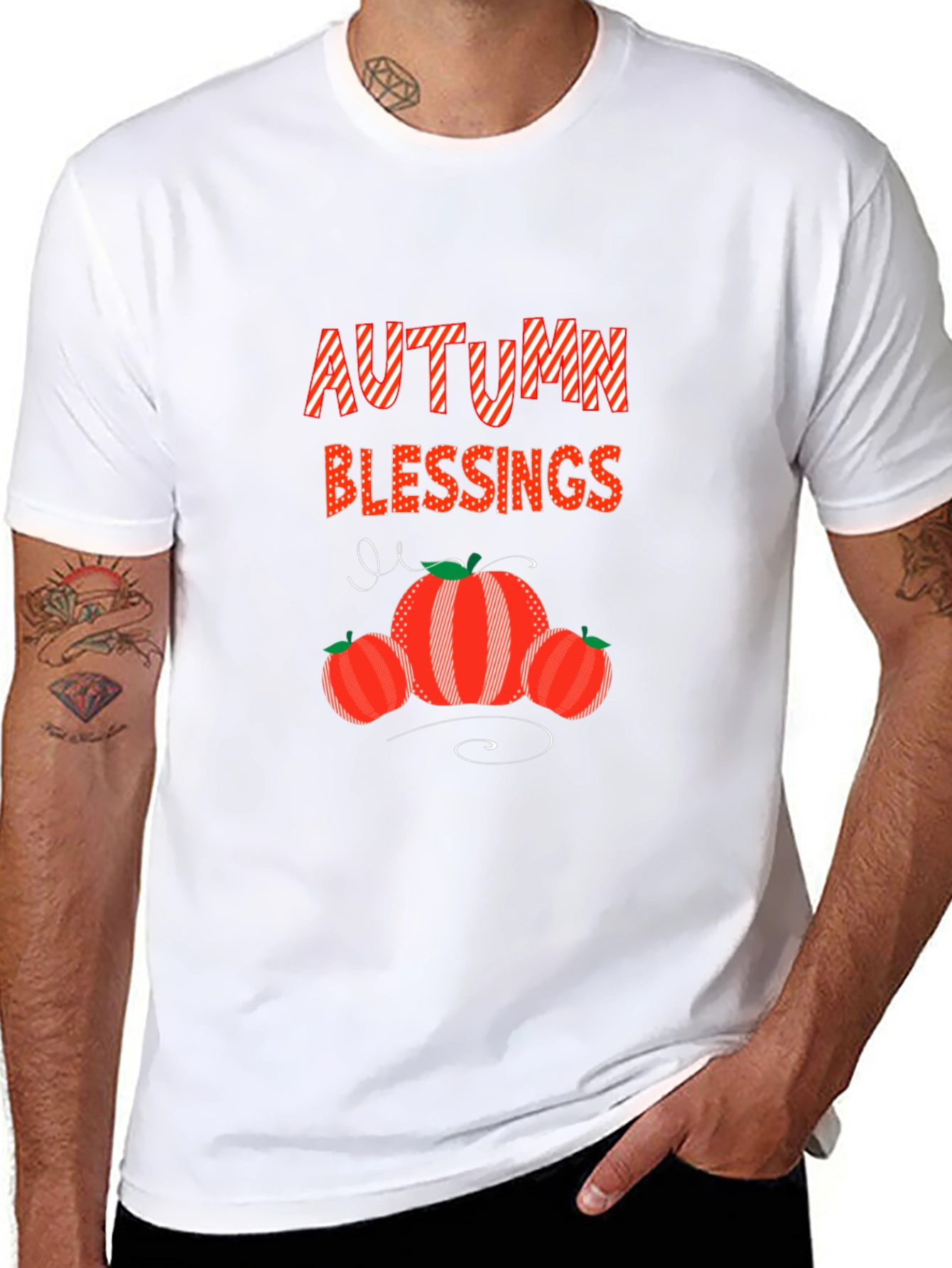 Autumn Blessings Pumpkin Graphic Tee
