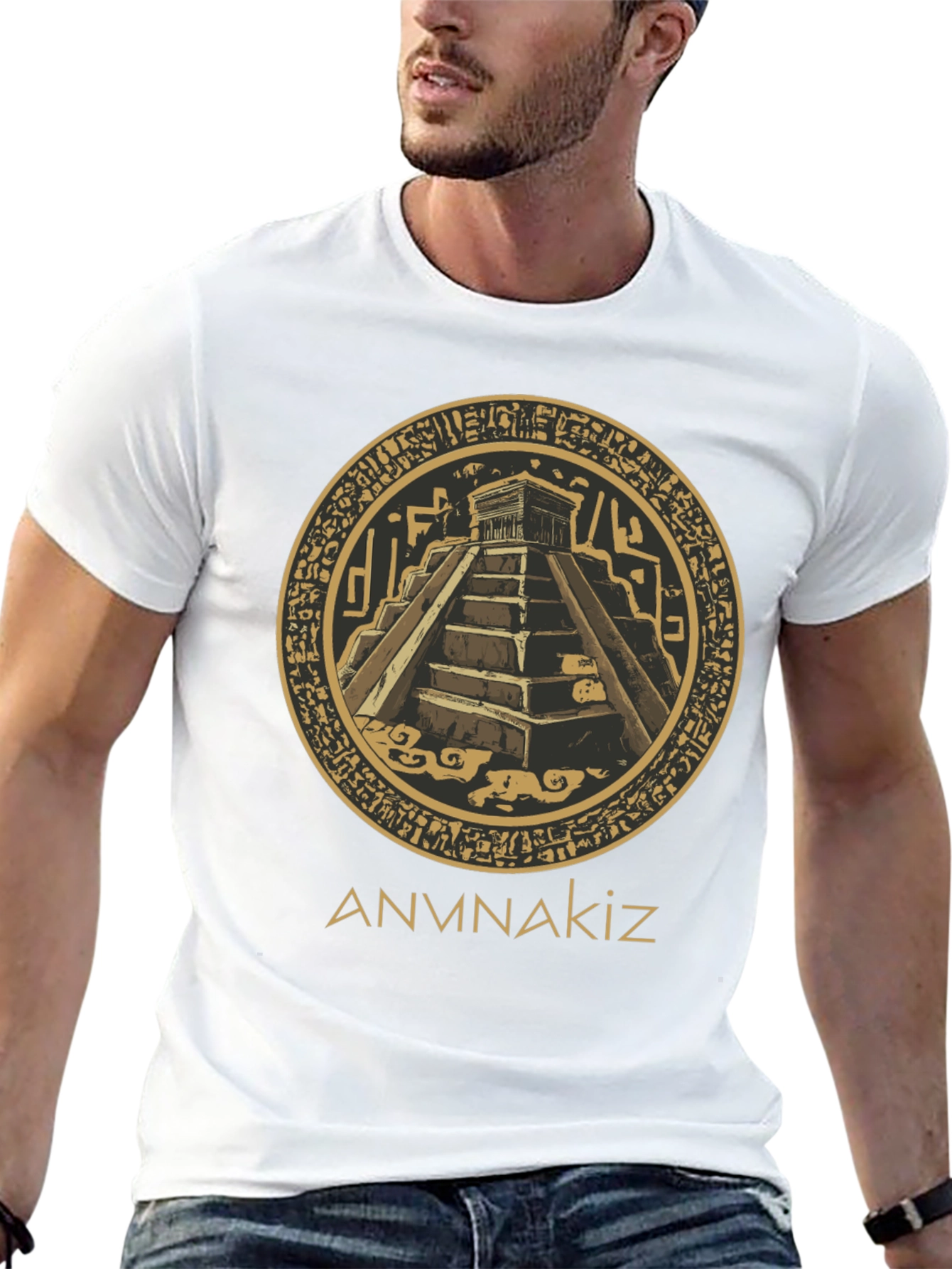 Anunnaki T-Shirt - Ancient Pyramid Design