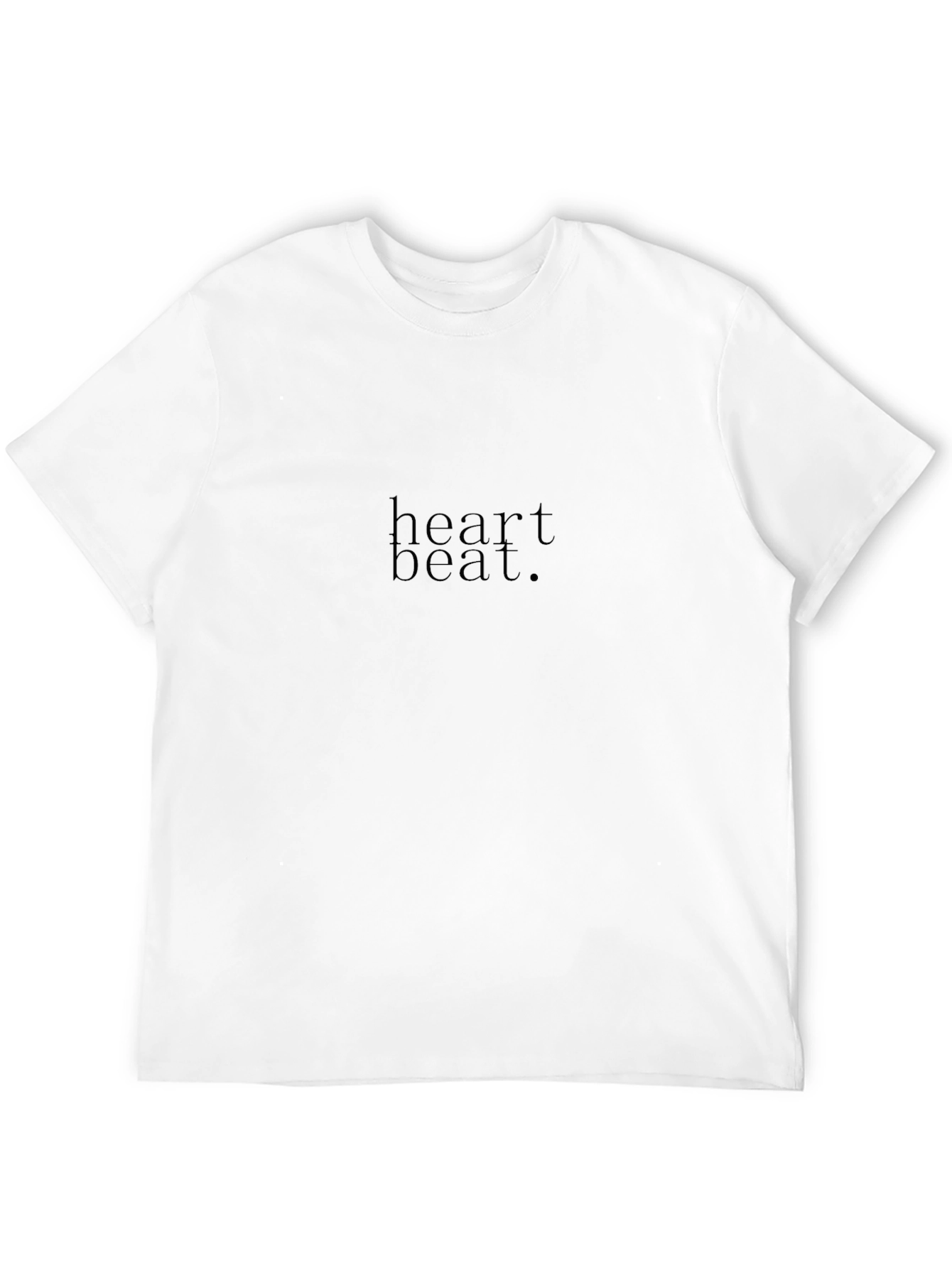 Heartbeat Graphic Tee - Soft Cotton Blend