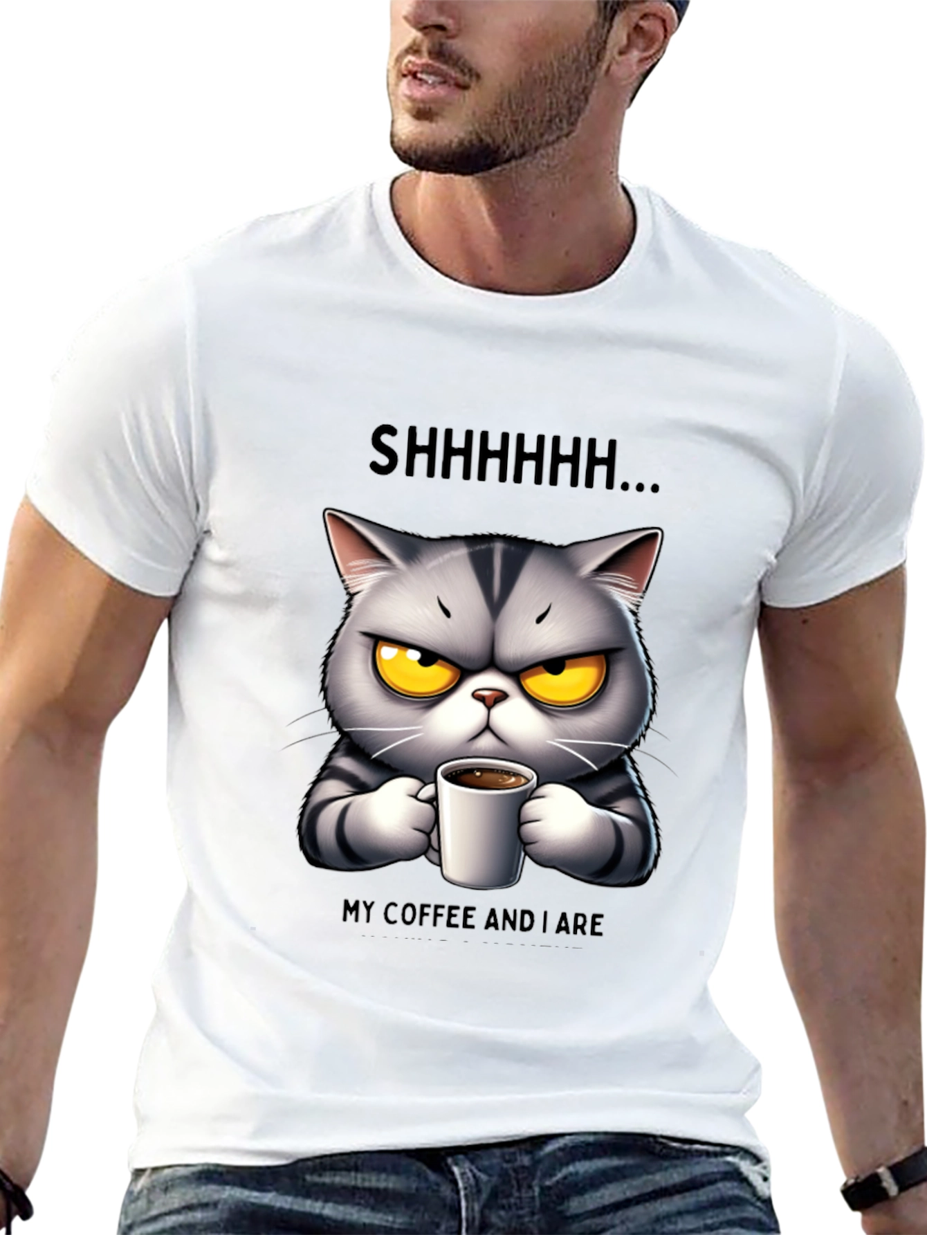 Grumpy Cat Coffee T-Shirt