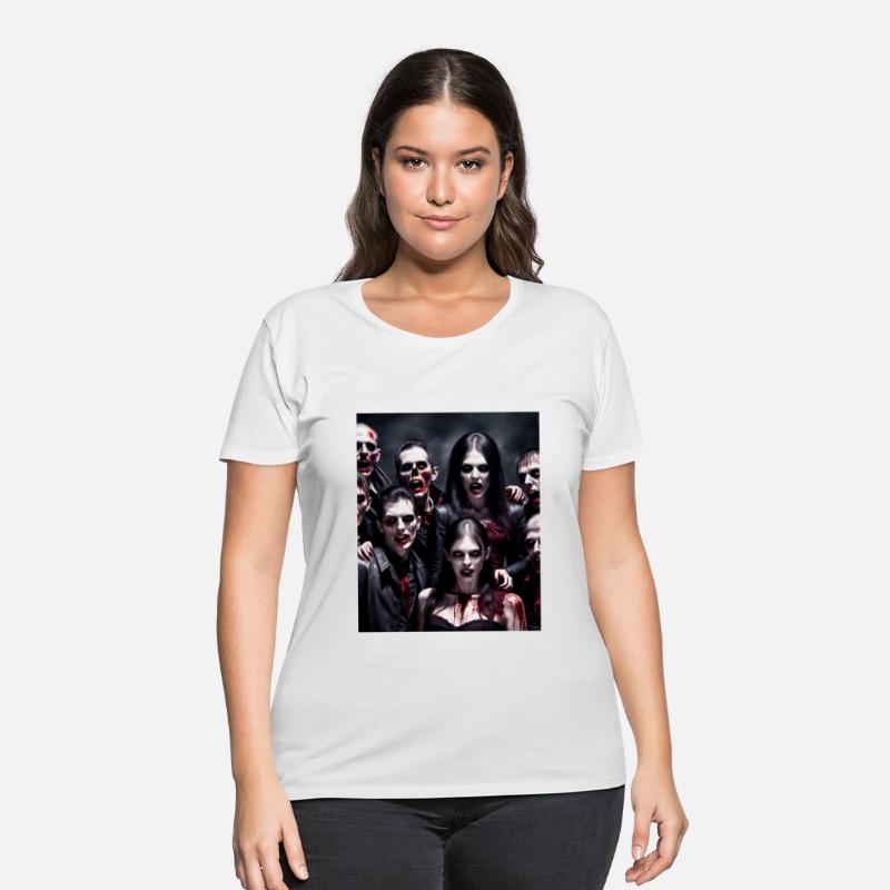 Zombies celebrate Halloween