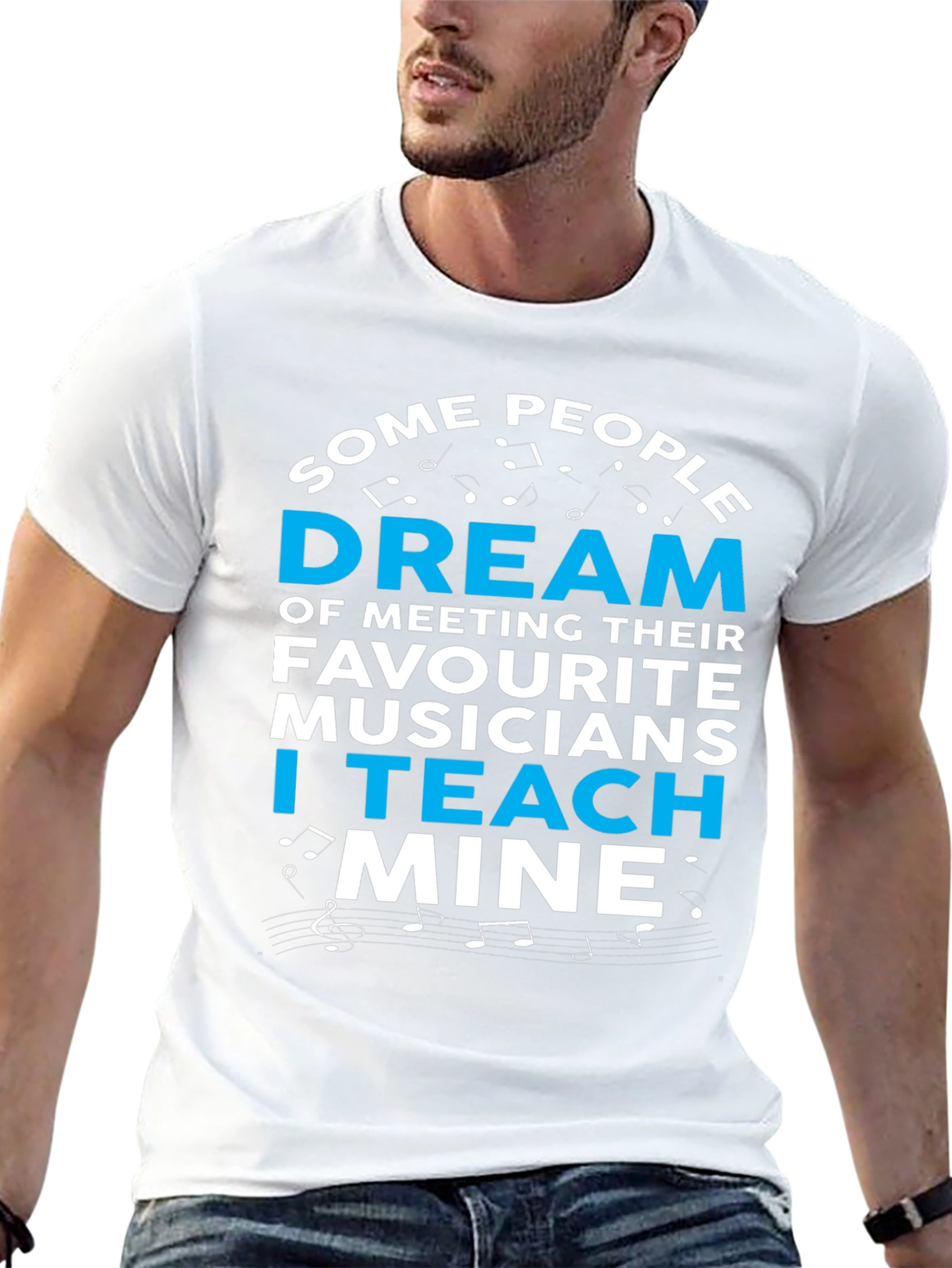 Musician Teacher Graphic T-Shirt - Music Educator Apparel