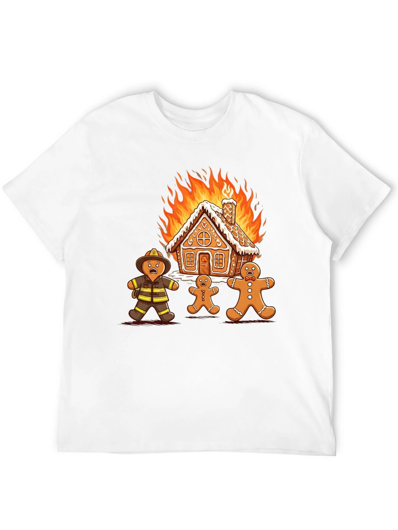 Gingerbread Inferno Graphic T-Shirt