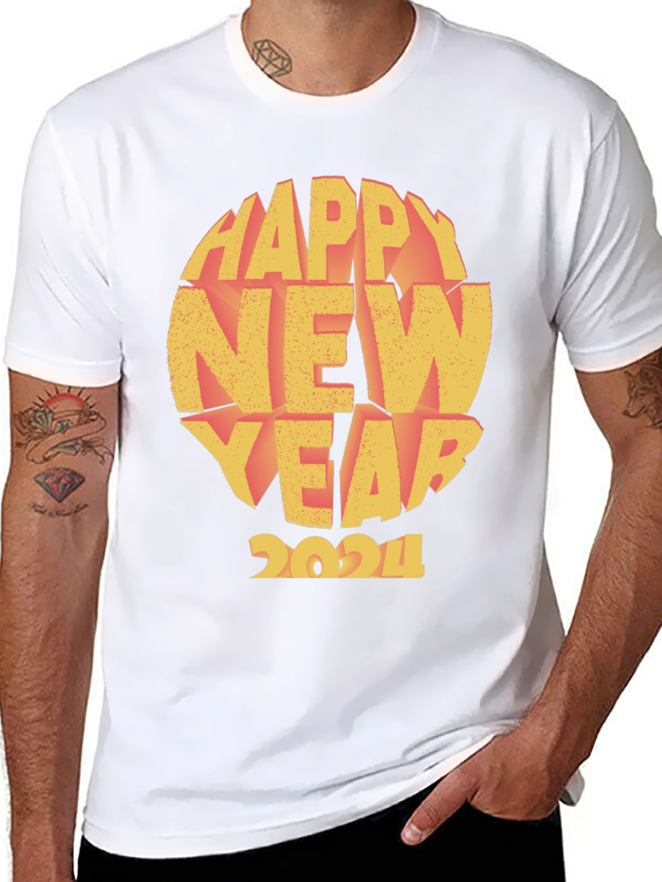 Happy New Year 2024 Graphic T-Shirt