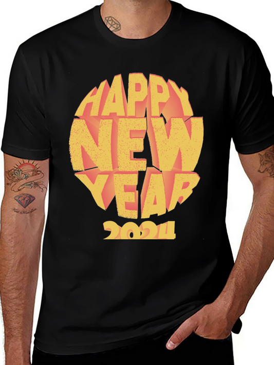 Happy New Year 2024 Graphic T-Shirt