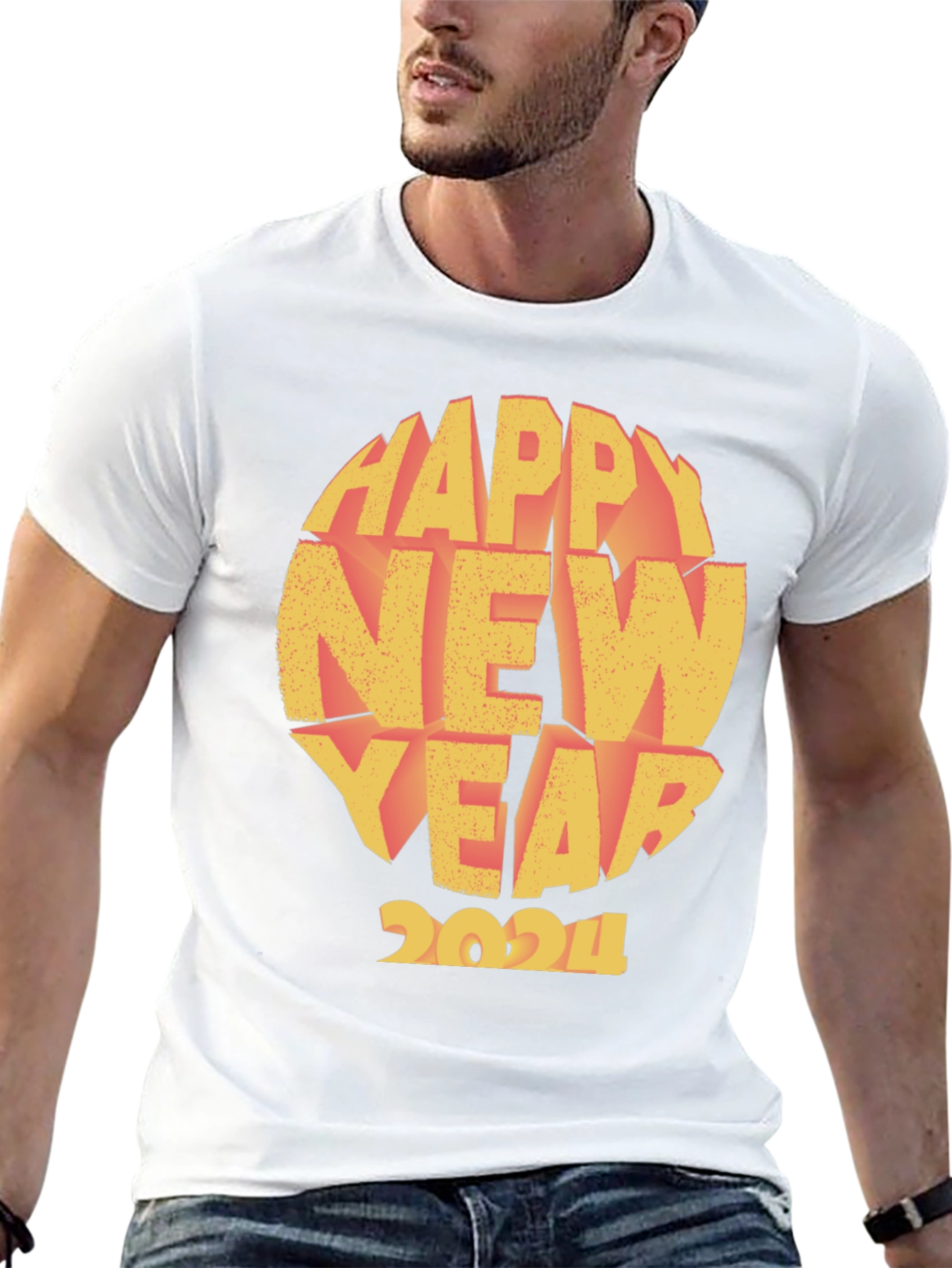 Happy New Year 2024 Graphic T-Shirt