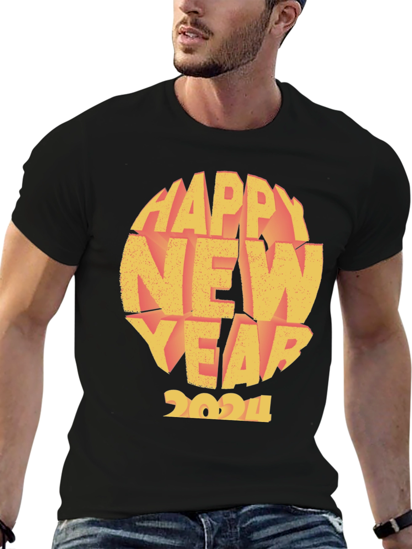 Happy New Year 2024 Graphic T-Shirt