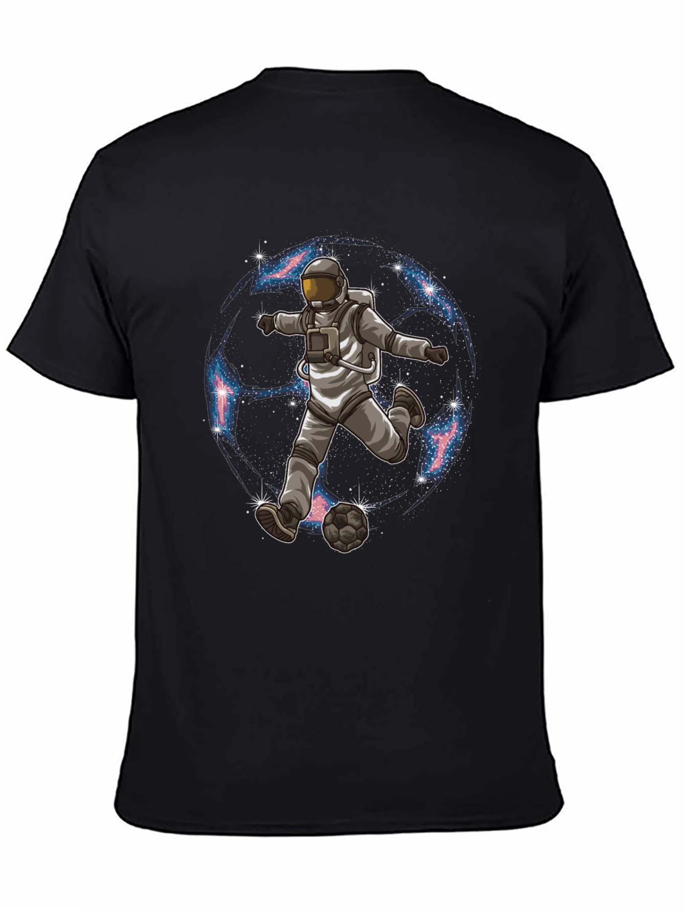 Astronaut Soccer Graphic T-Shirt