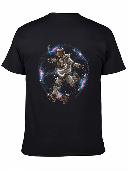 Astronaut Soccer Graphic T-Shirt