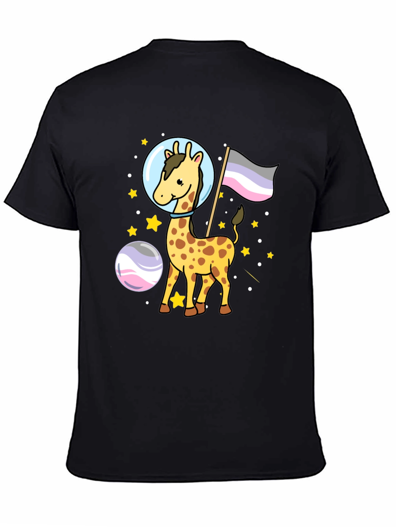 Astronaut Giraffe Graphic Tee