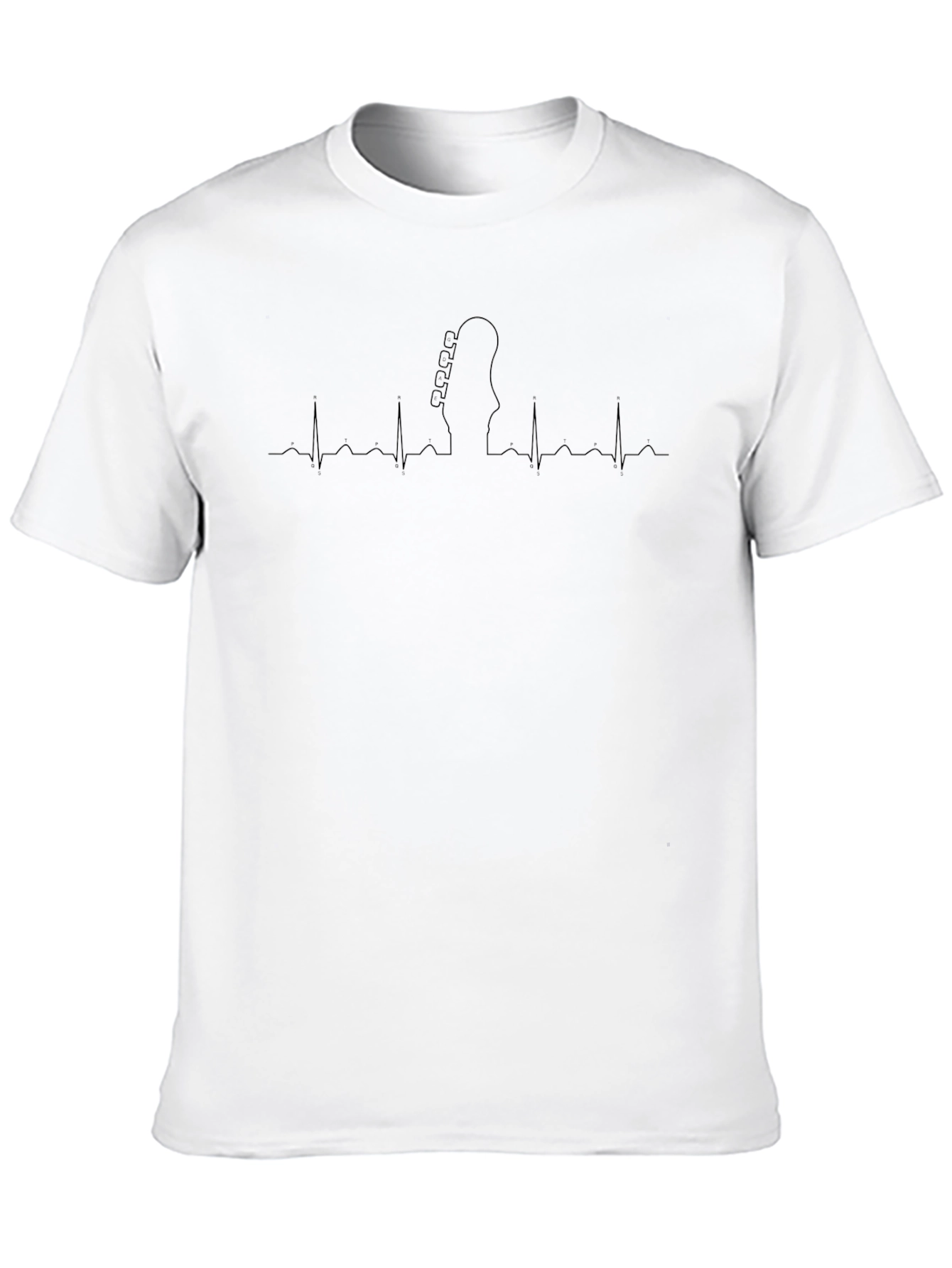 Guitar Heartbeat T-Shirt - Music Lover Tee