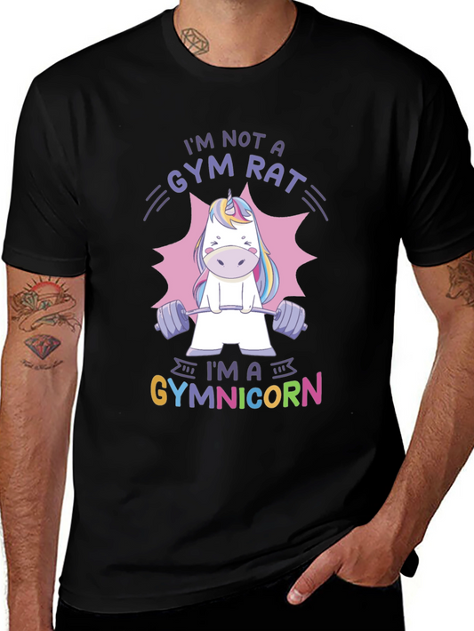Gymnicorn T-Shirt - Unicorn Gym Rat Workout Tee