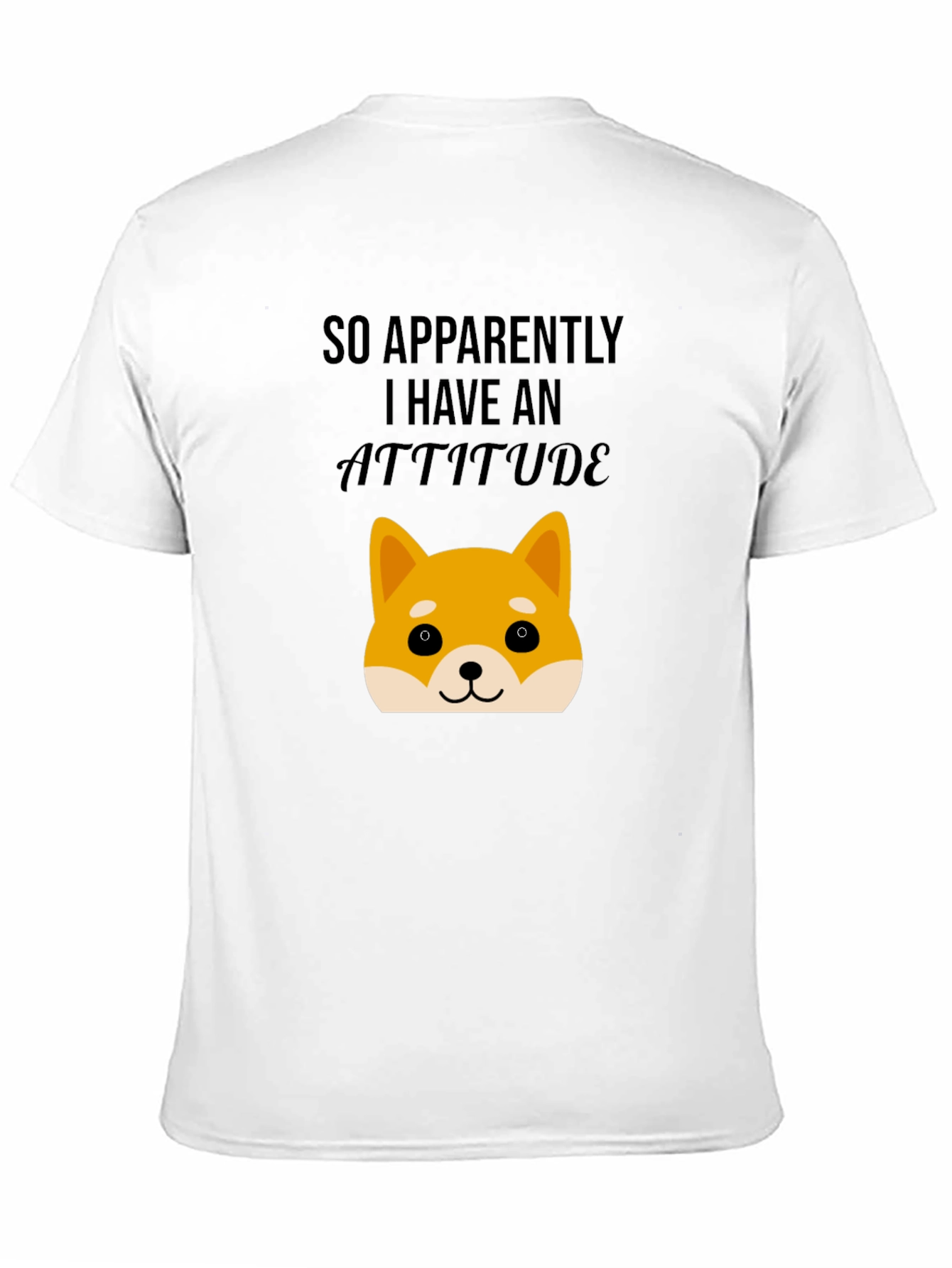 Attitude Dog T-Shirt - Unisex Black Tee