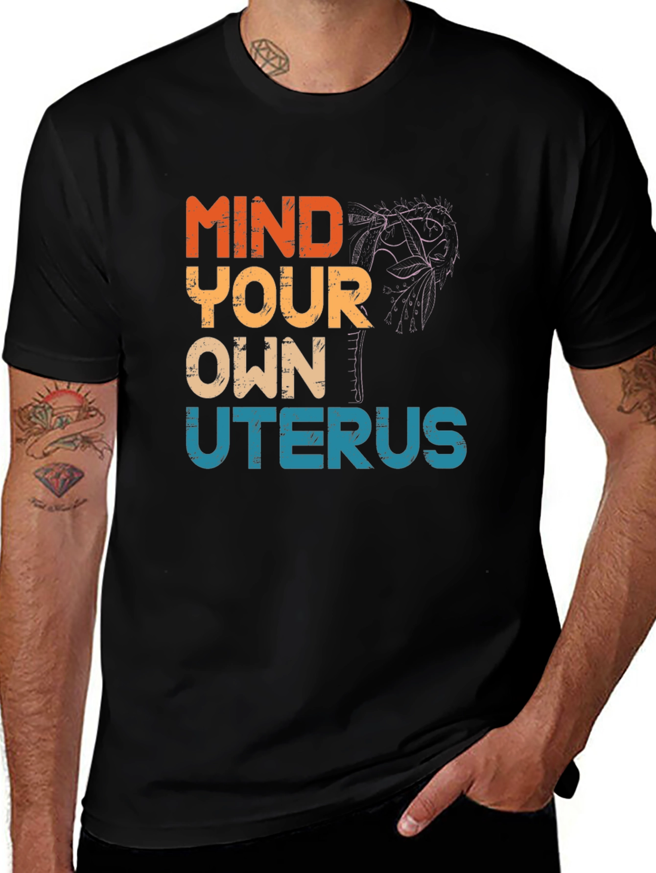 Mind Your Own Uterus Graphic Tee