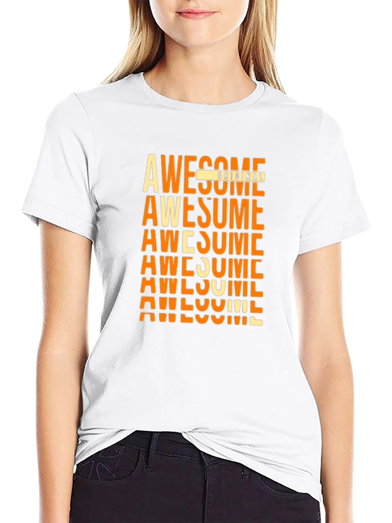 Awesome Original Graphic Tee - Mens Black T-Shirt