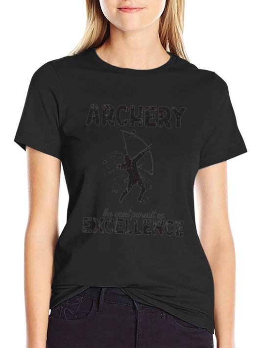 Archery Excellence Black Graphic T-Shirt