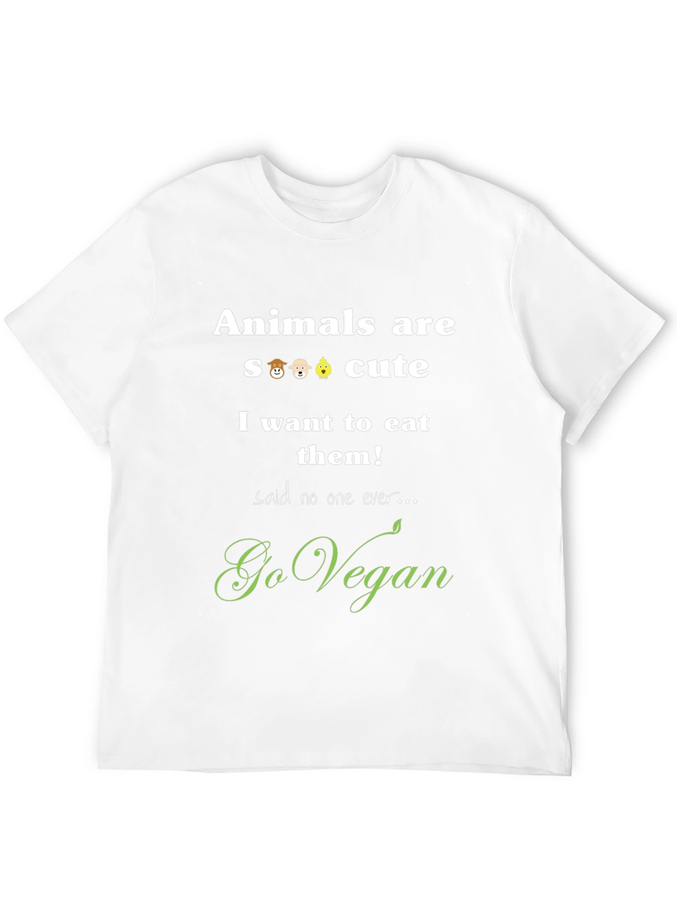 Animals Are Cute Vegan T-Shirt