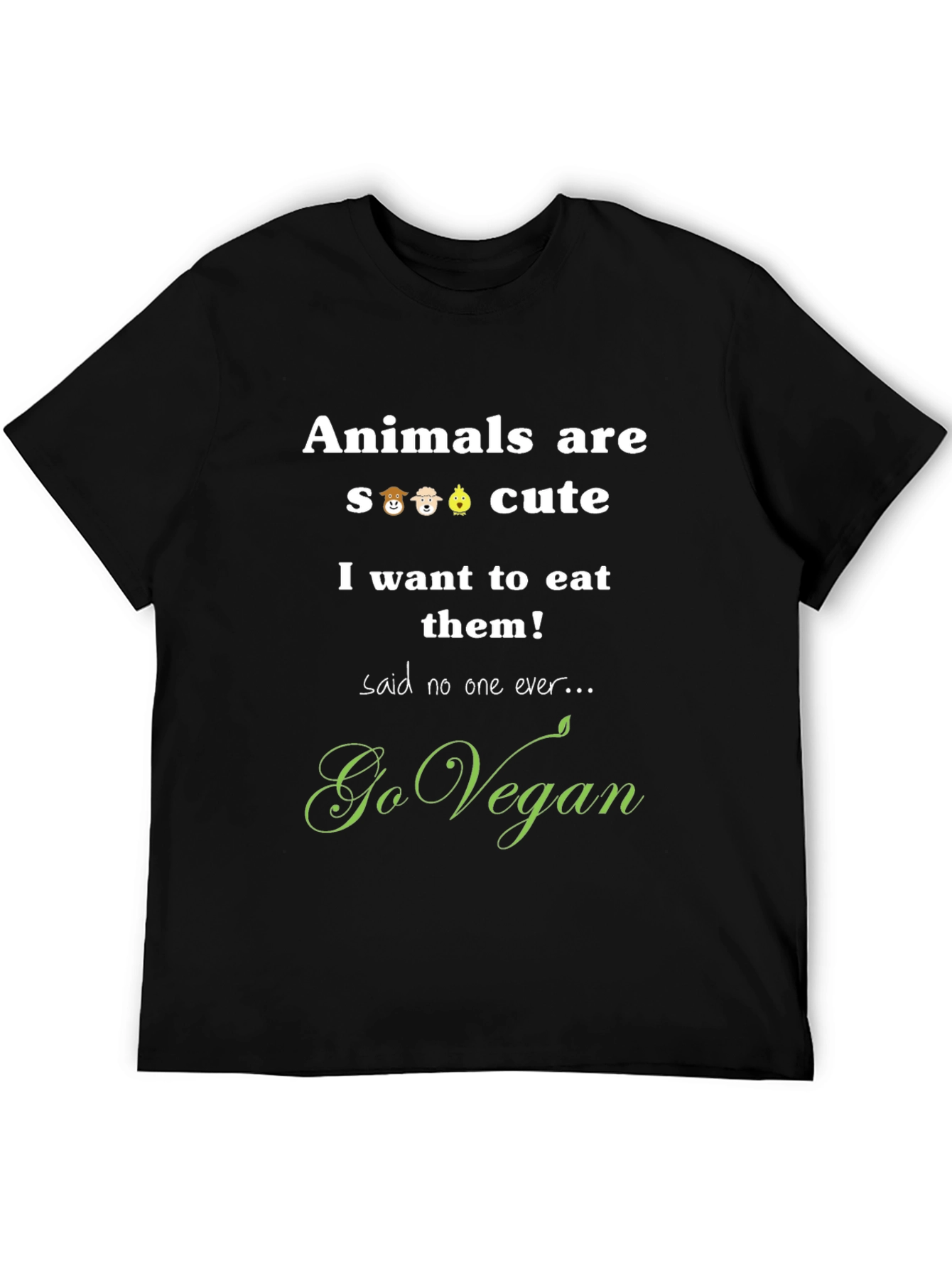 Animals Are Cute Vegan T-Shirt