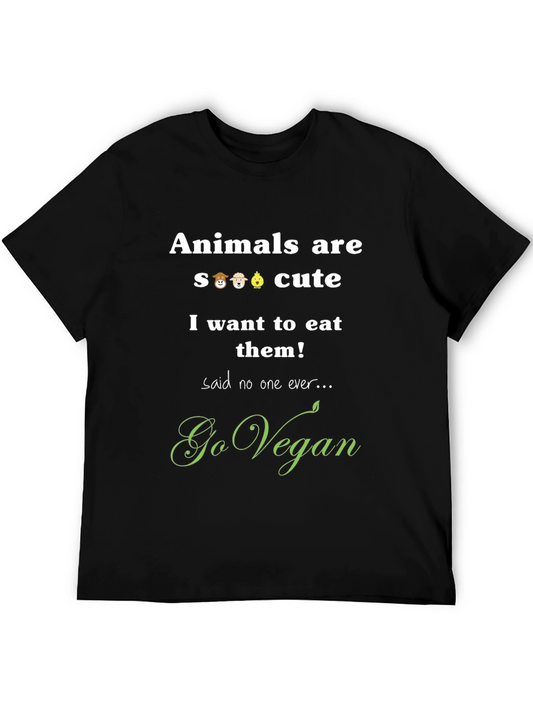 Animals Are Cute Vegan T-Shirt