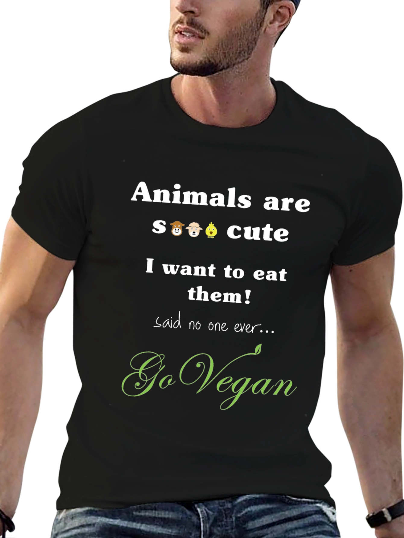 Animals Are Cute Vegan T-Shirt