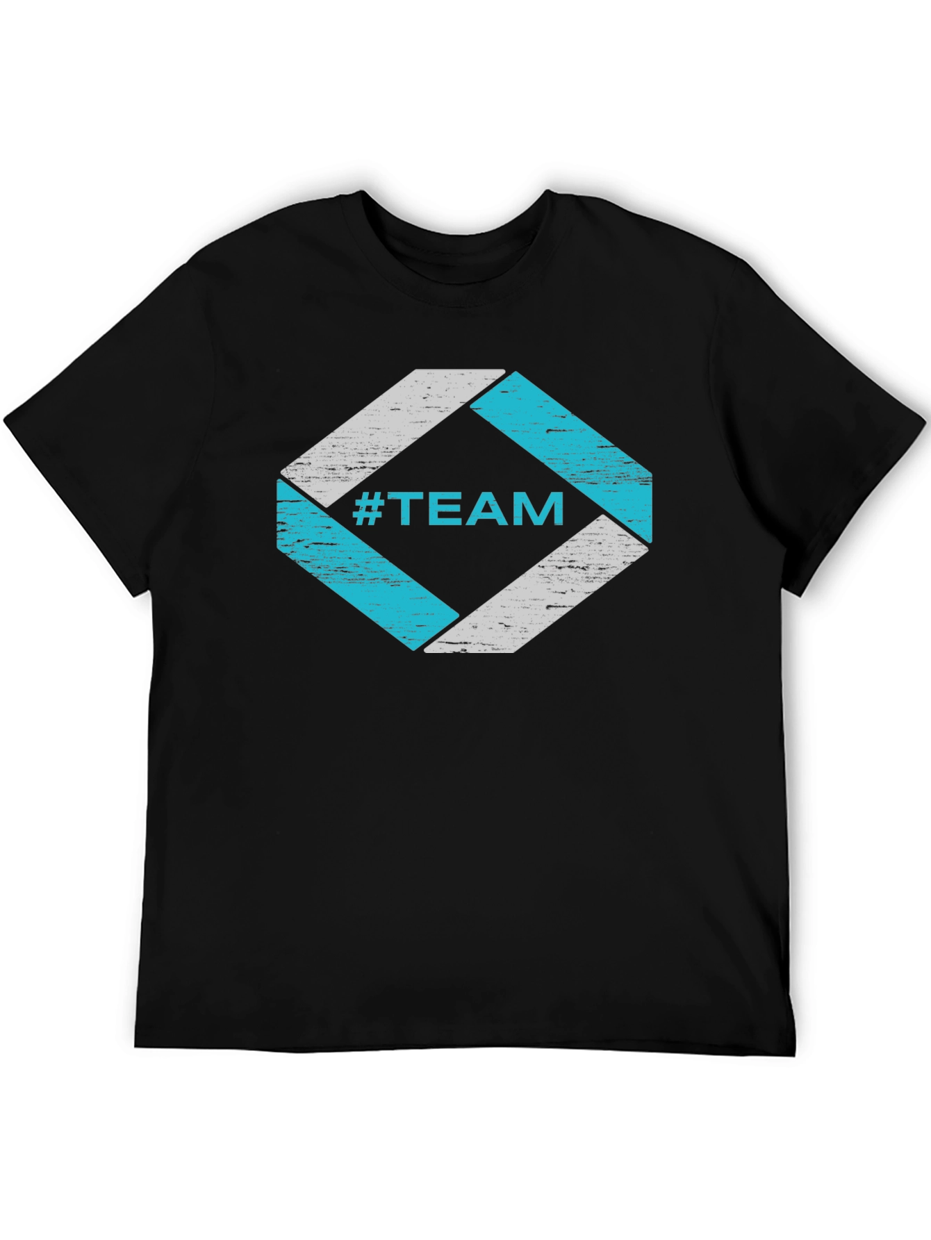 #TEAM Graphic Tee - Cool Casual Black T-Shirt