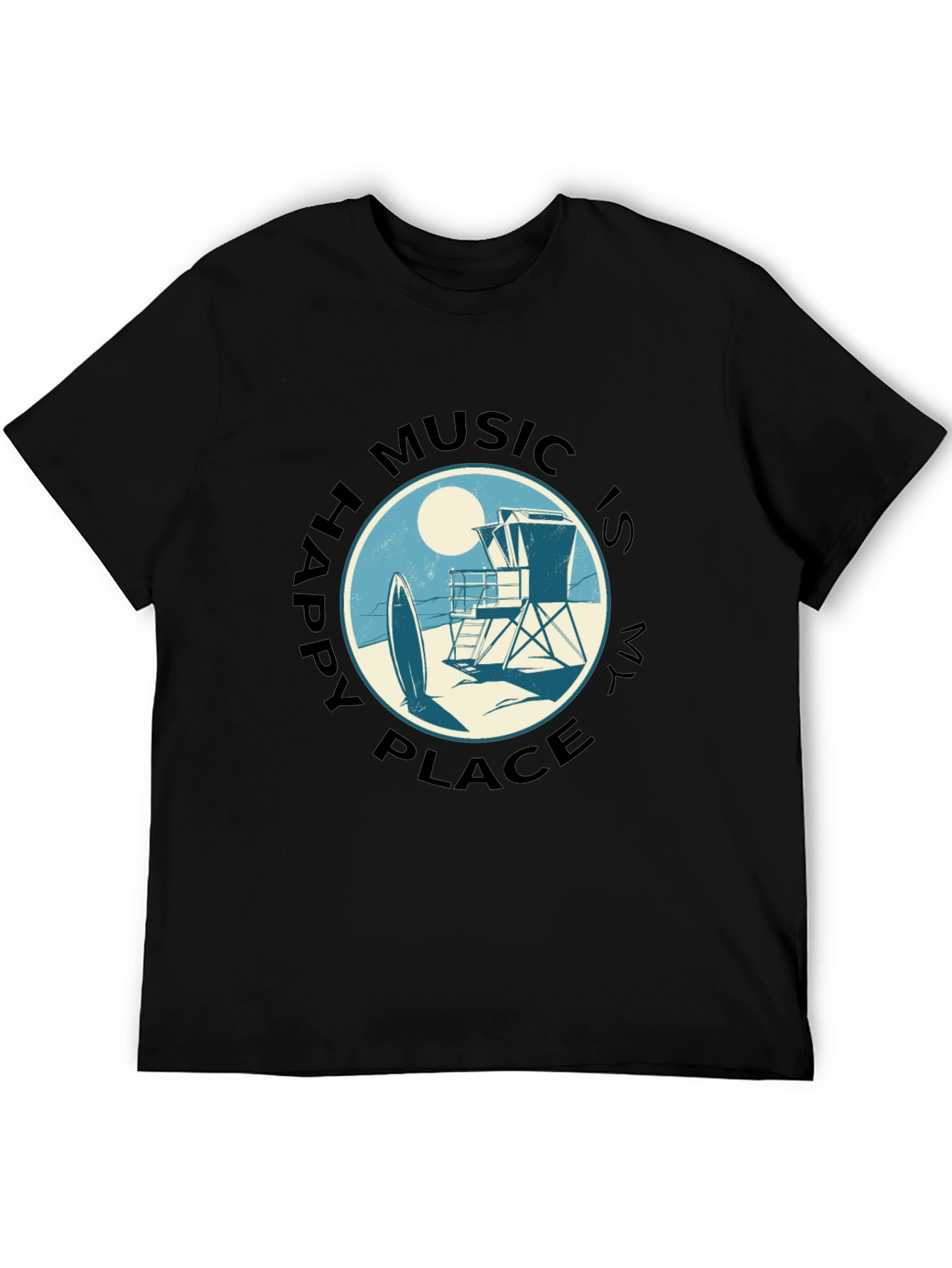 Happy Music Beach T-Shirt