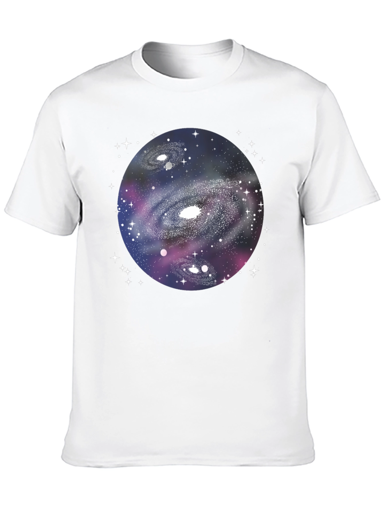 Galaxy Graphic Black T-Shirt