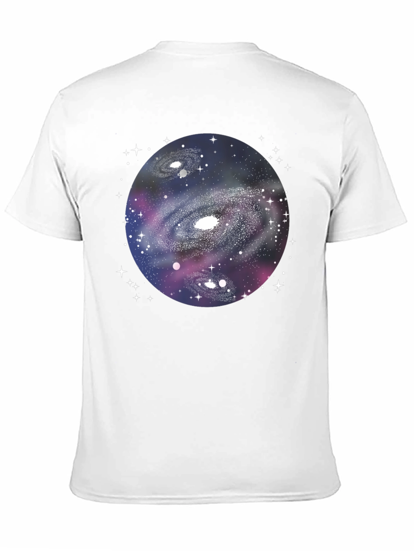Galaxy Graphic Black T-Shirt