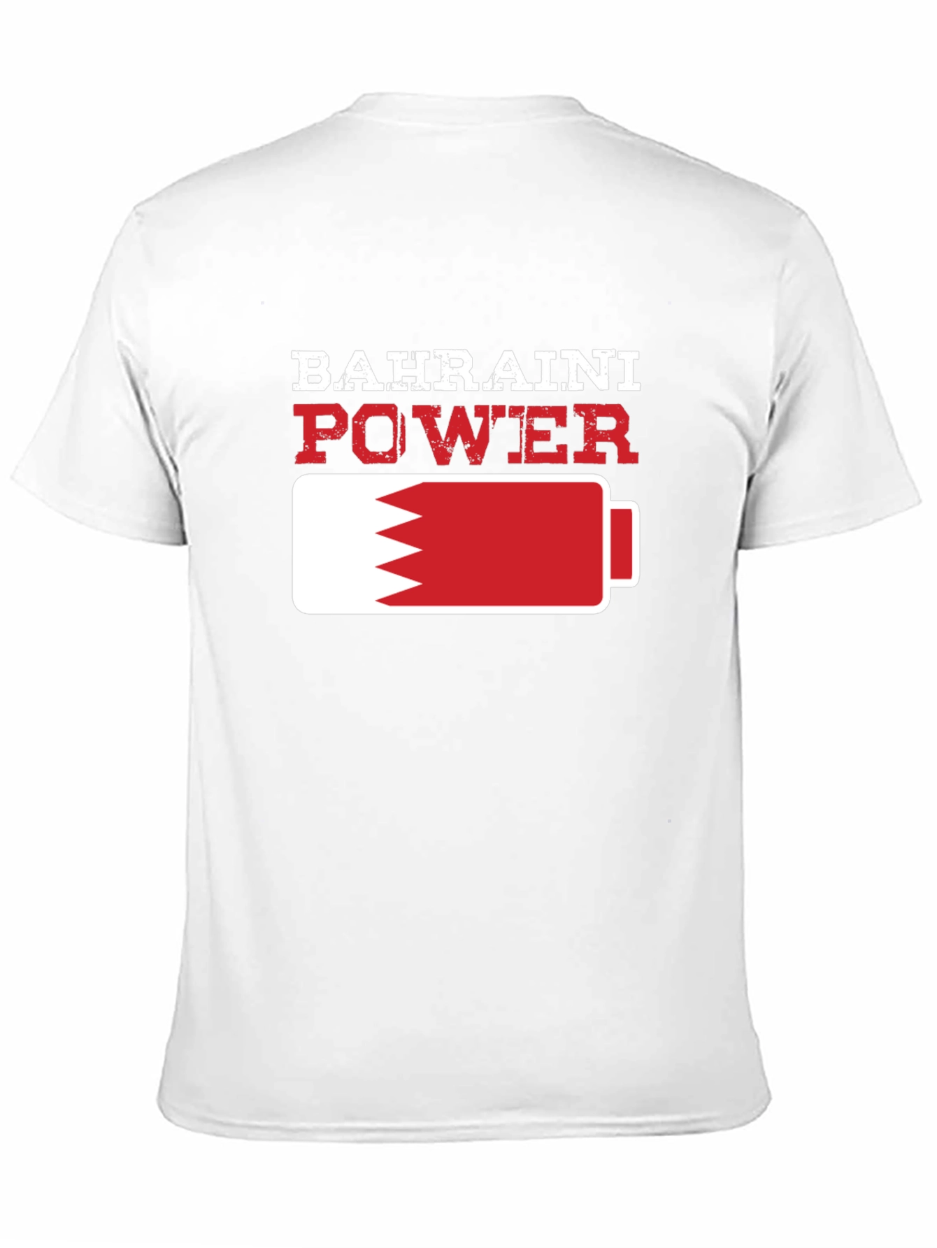 Bahraini Power T-Shirt - Black Crew Neck Tee