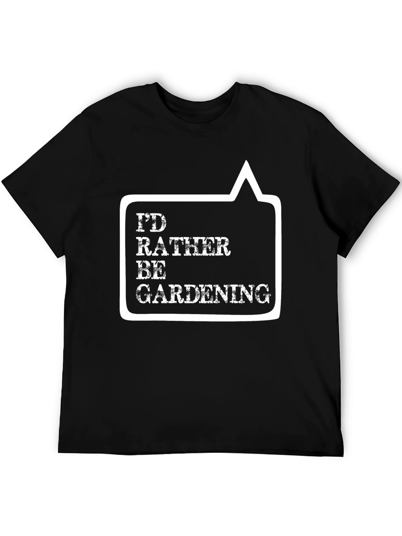 Gardening Enthusiast T-Shirt - Black