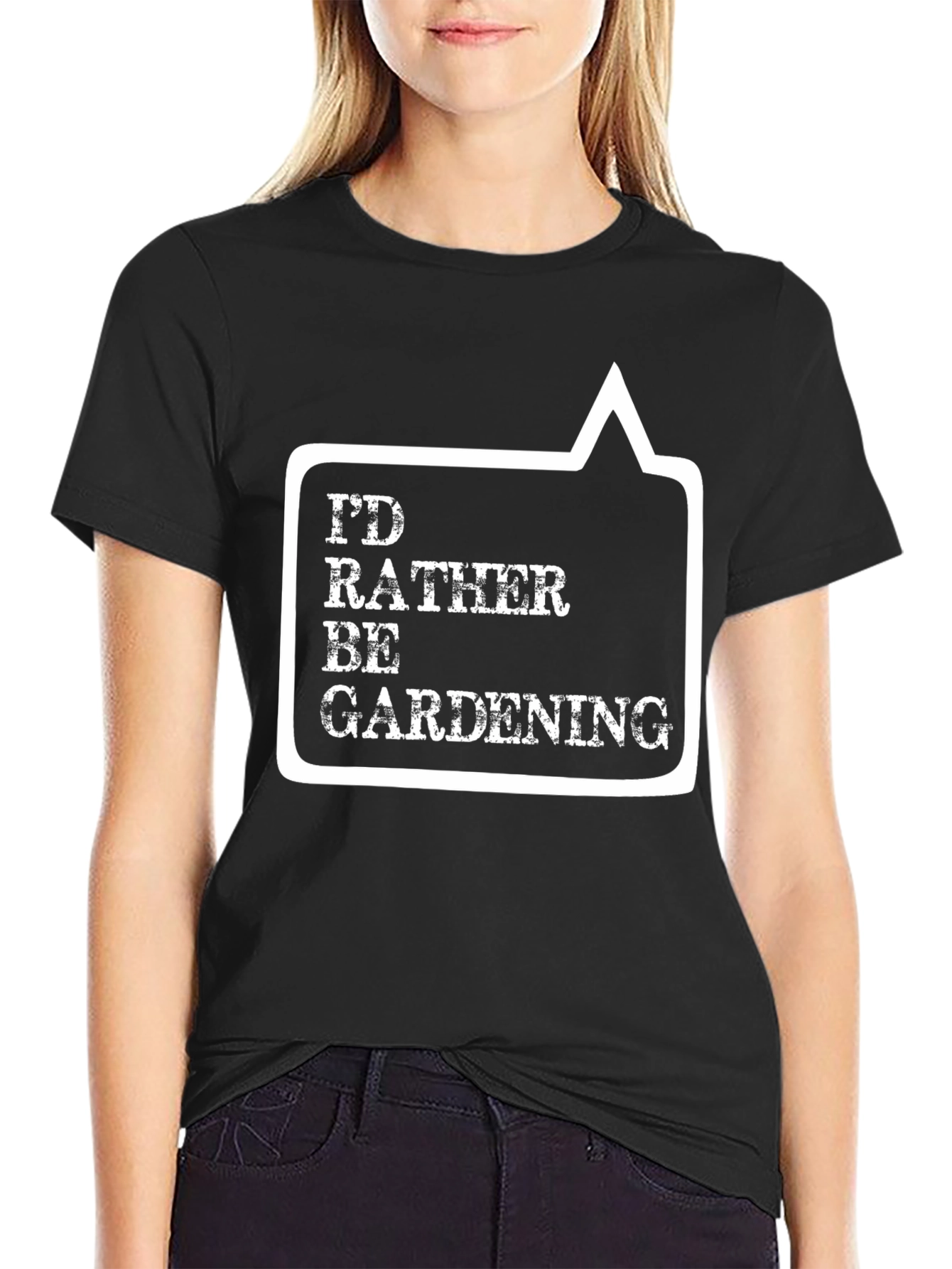 Gardening Enthusiast T-Shirt - Black
