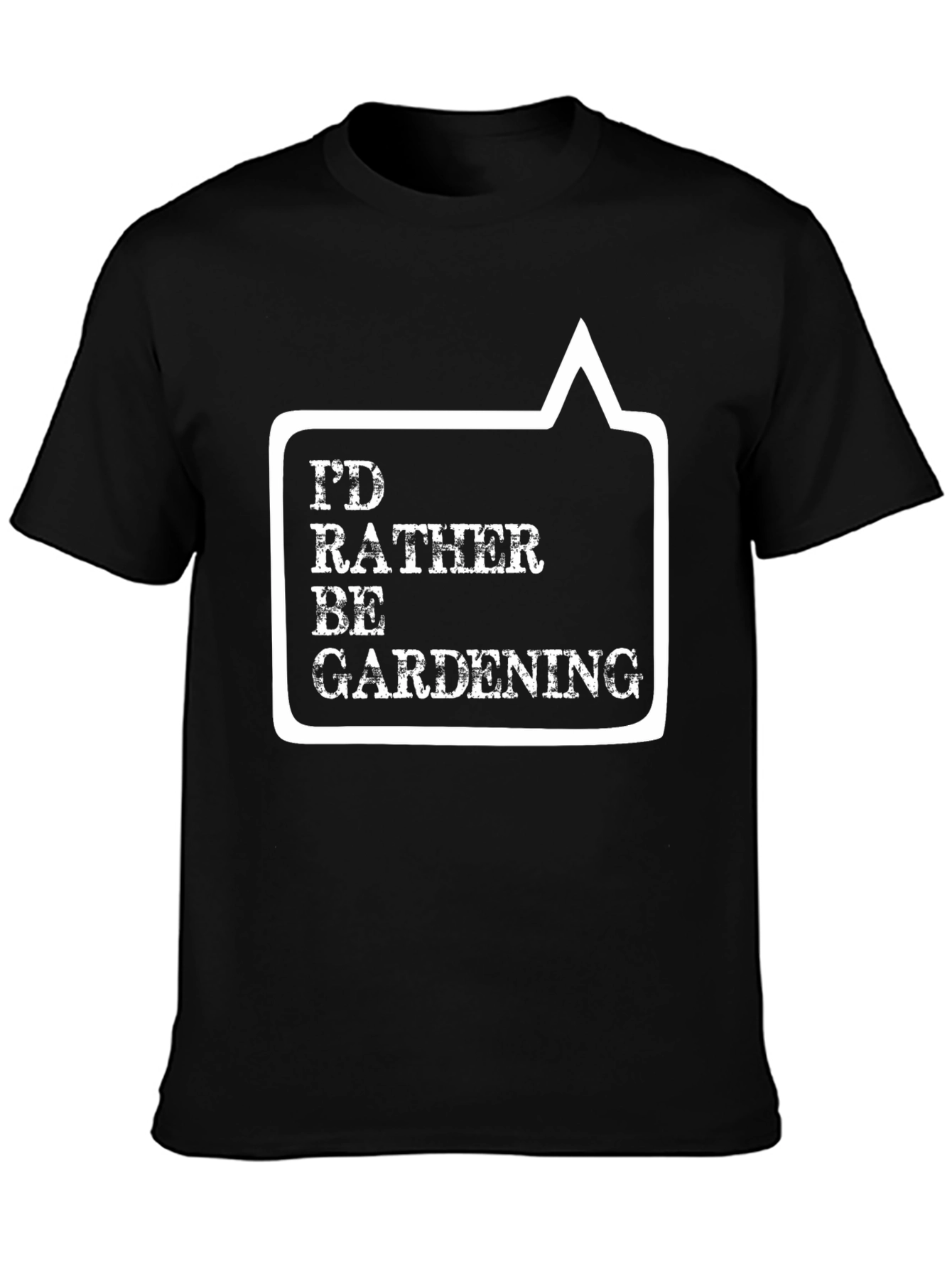 Gardening Enthusiast T-Shirt - Black