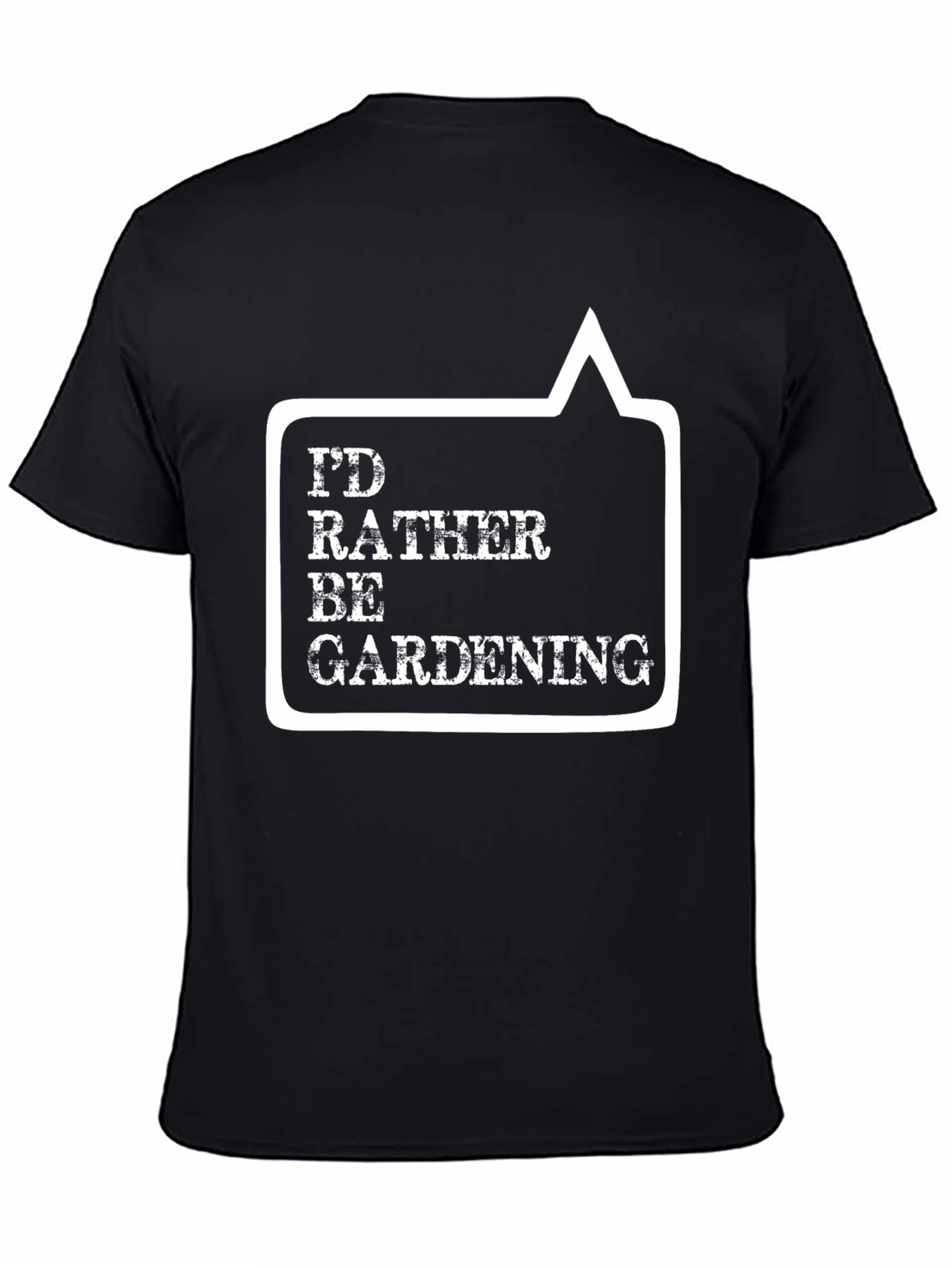 Gardening Enthusiast T-Shirt - Black