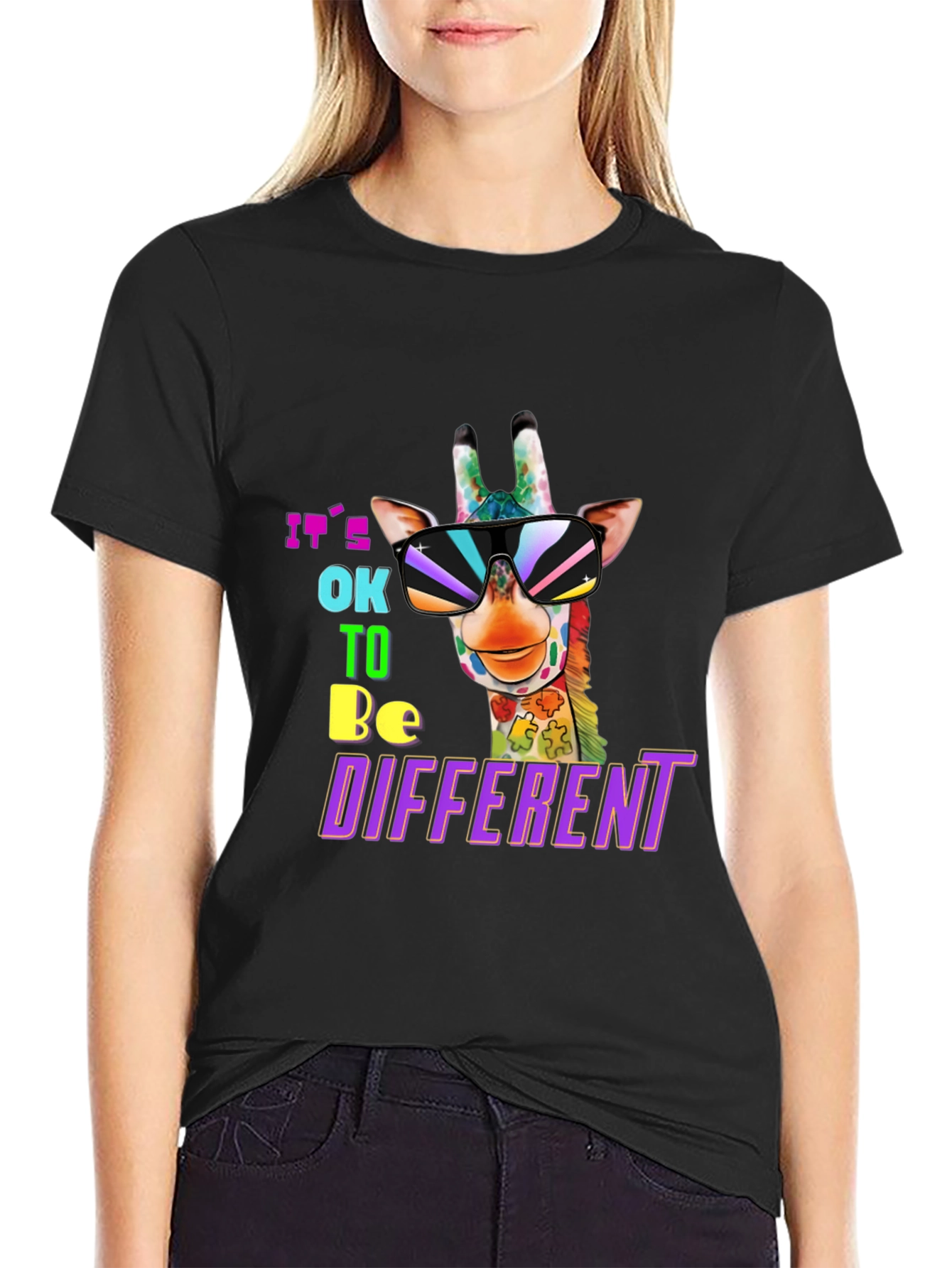 Autism Awareness Giraffe T-Shirt