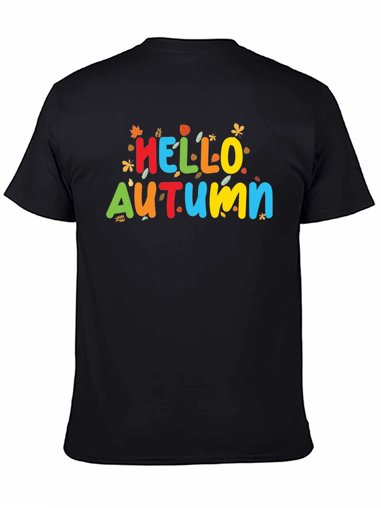 Hello Autumn Graphic Tee - Fall Season Shirt