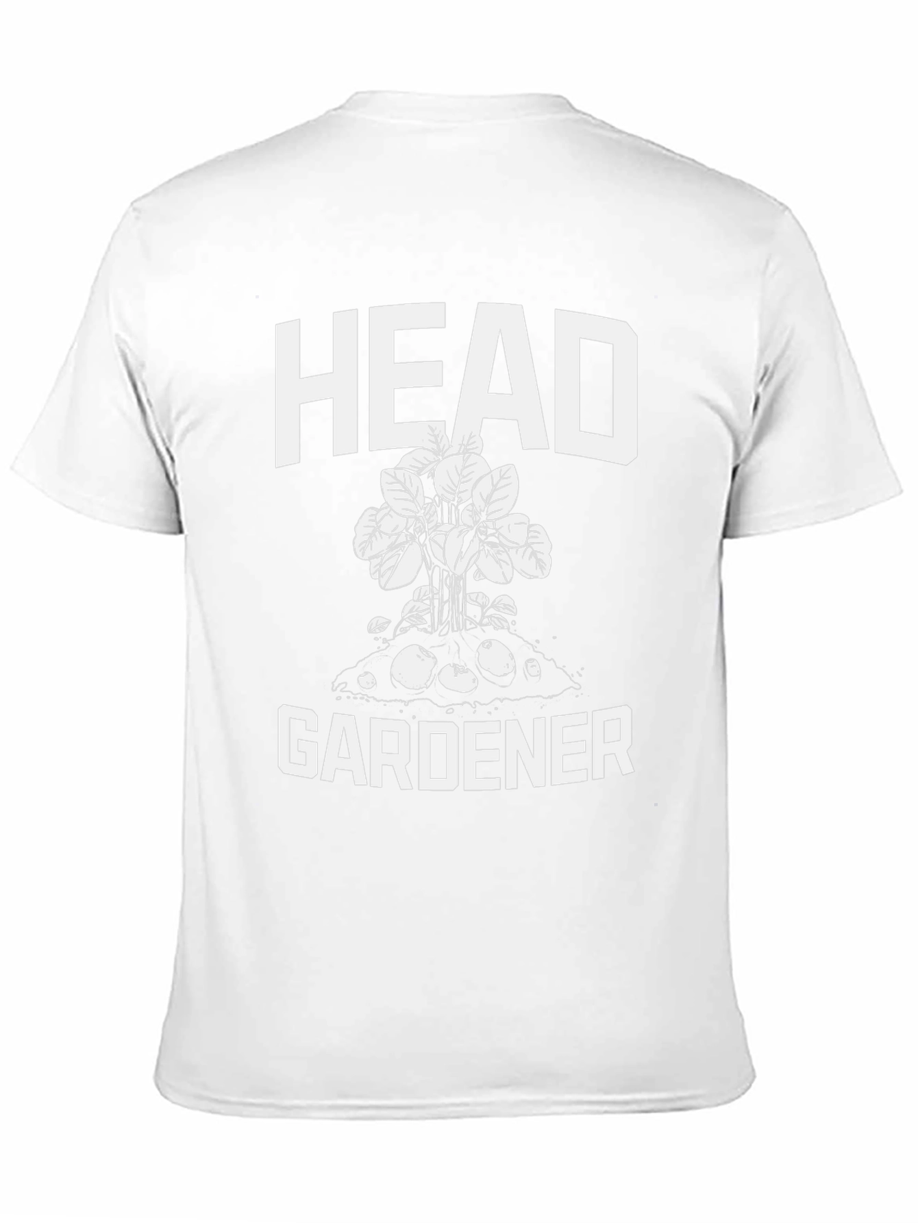 Head Gardener T-Shirt - Novelty Gardening Tee