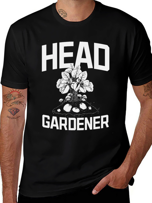 Head Gardener T-Shirt - Novelty Gardening Tee