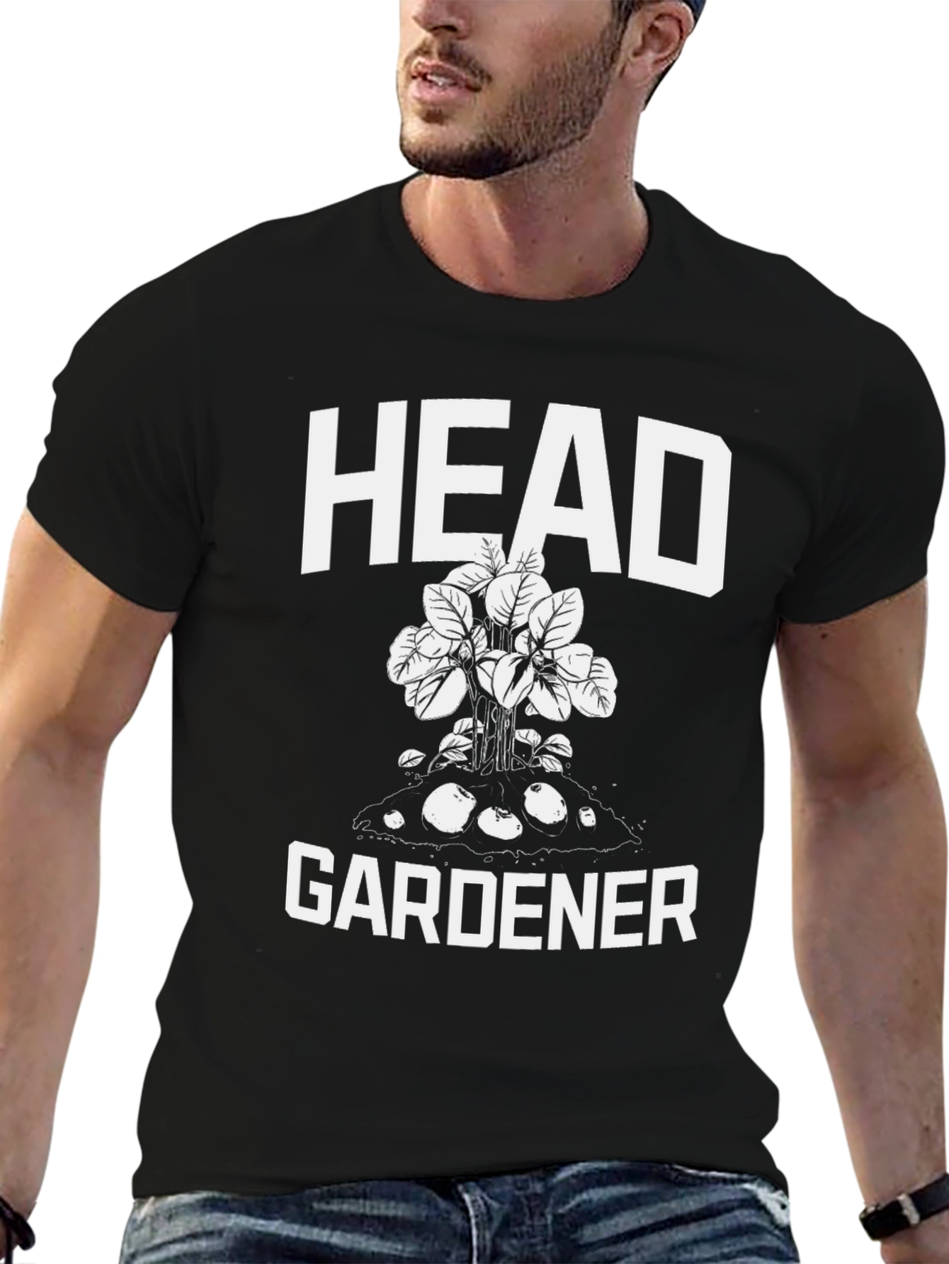 Head Gardener T-Shirt - Novelty Gardening Tee