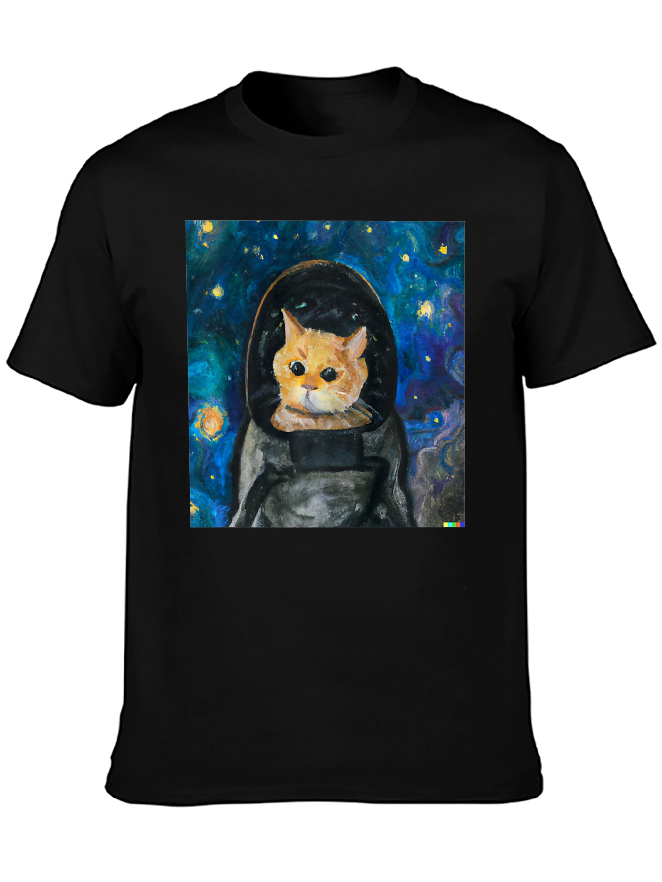 Astronaut Cat T-Shirt - Starry Night Space Kitty Tee