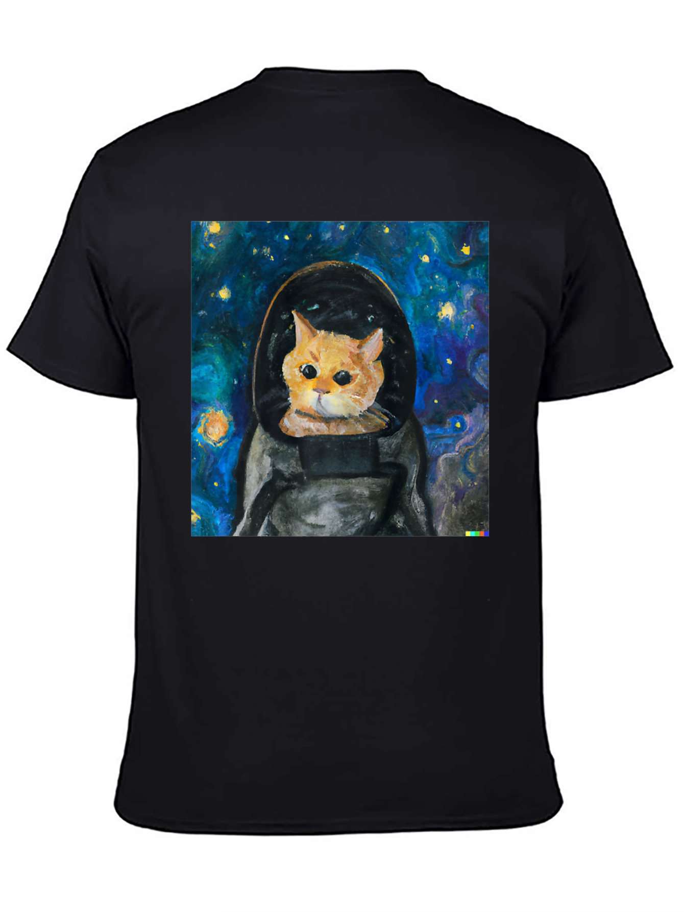Astronaut Cat T-Shirt - Starry Night Space Kitty Tee